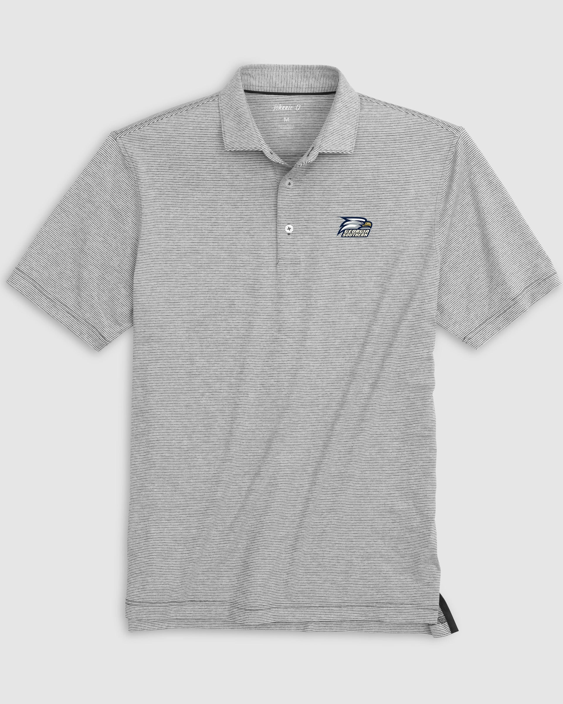 Georgia Southern Lyndonn Striped Jersey Performance Polo - Script Logo