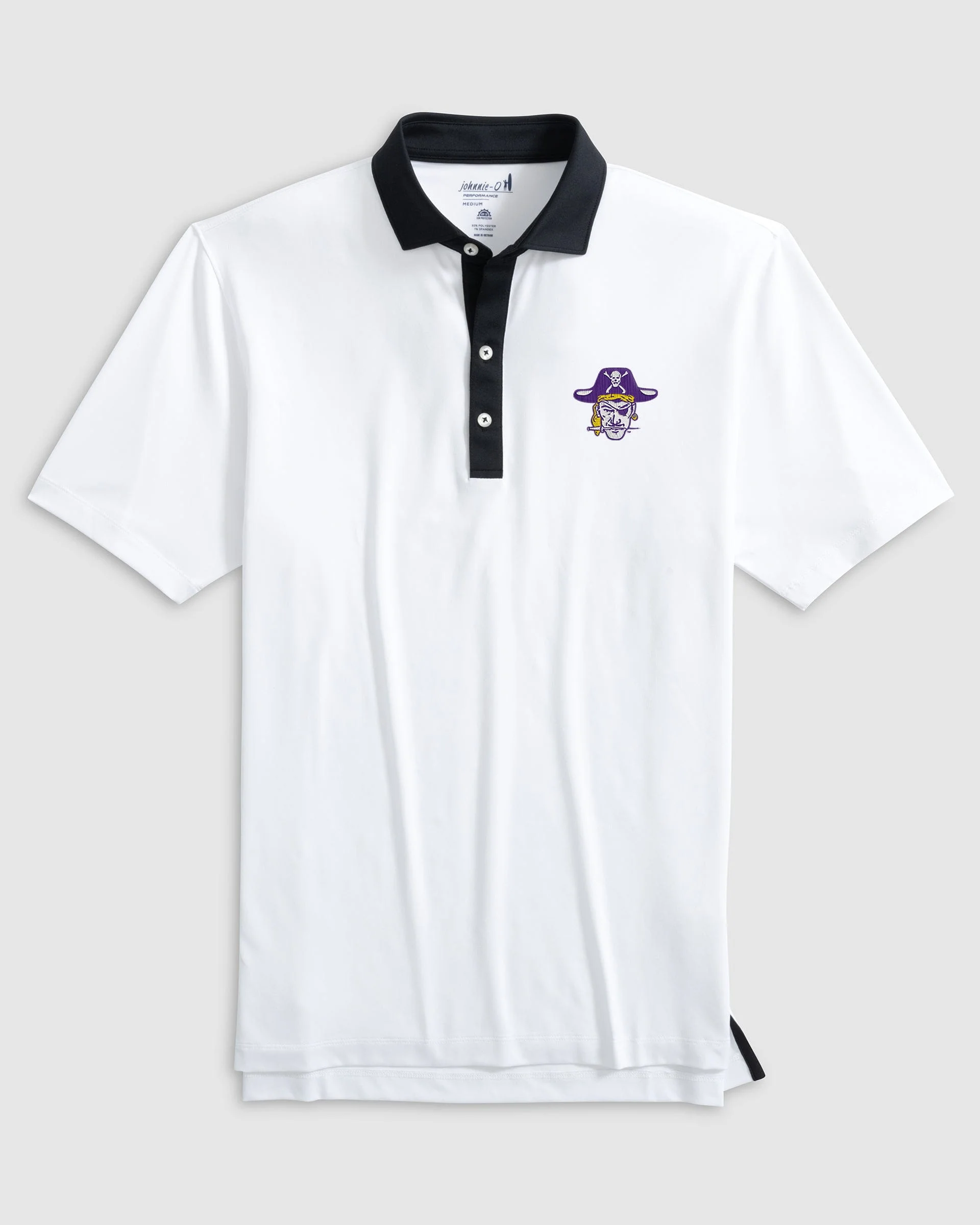 East Carolina Ramos Performance Jersey Polo - Vault Logo