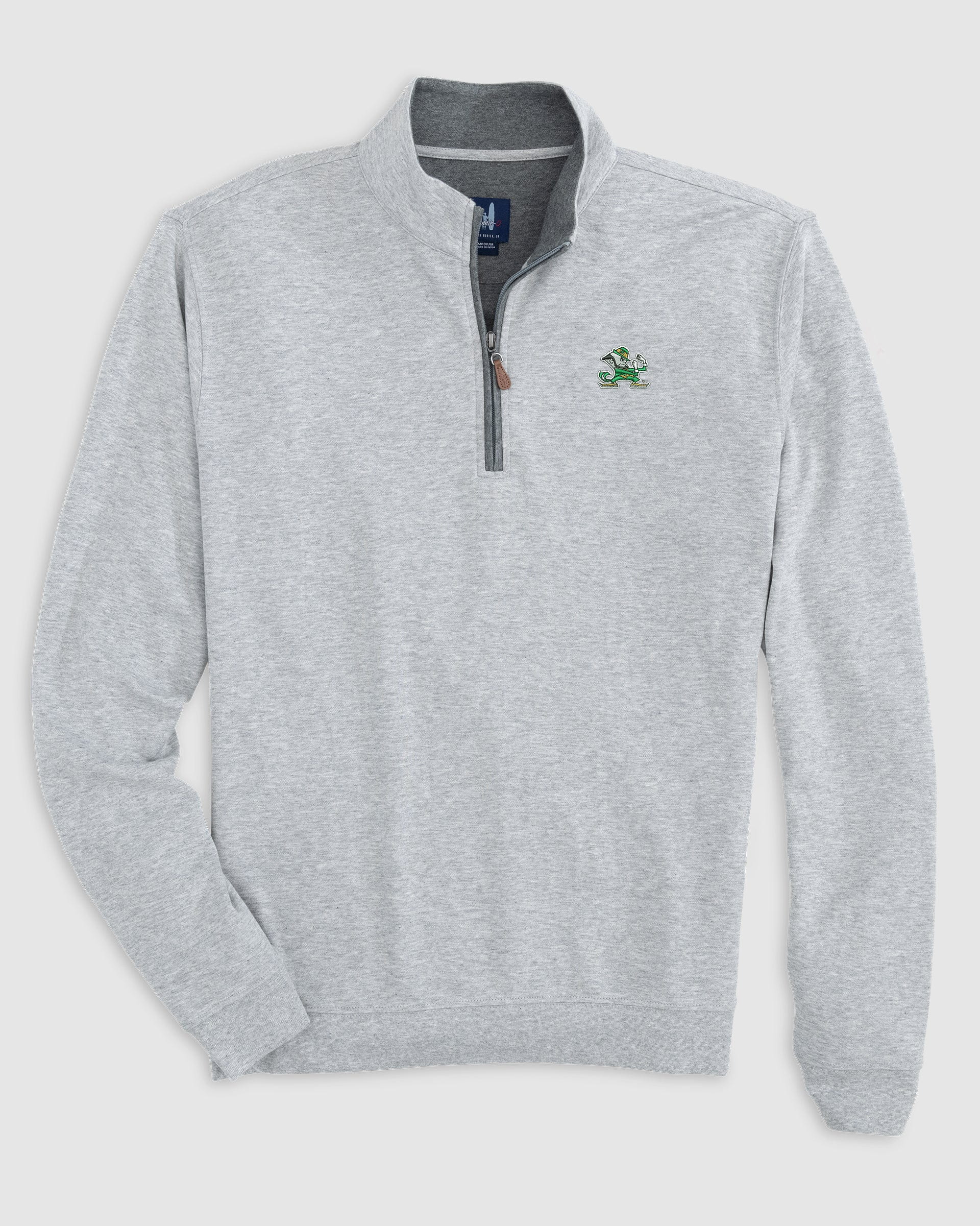 Notre Dame Sully 1/4 Zip - Leprechaun Logo