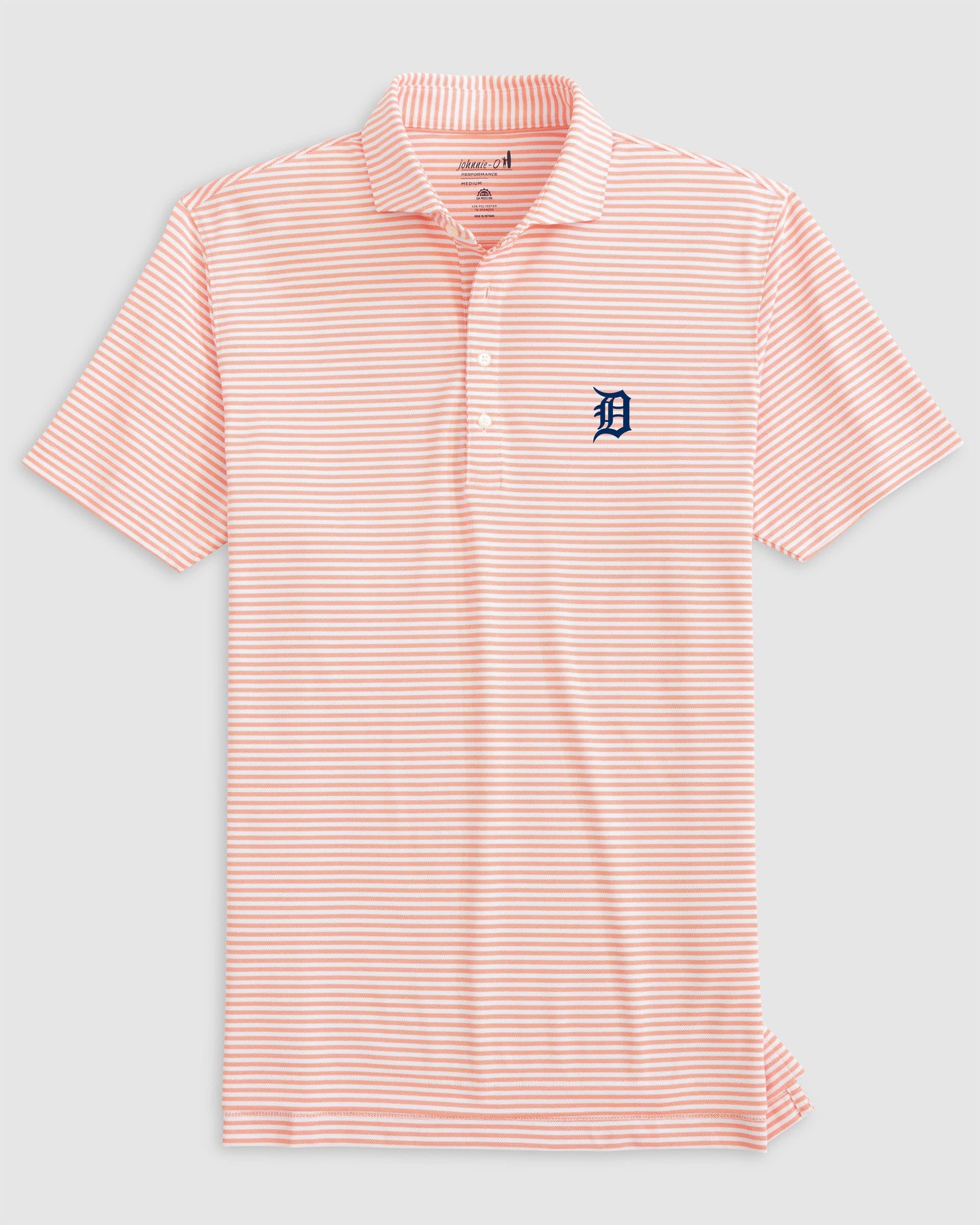 Detroit Tigers Stetsons Performance Mesh Polo