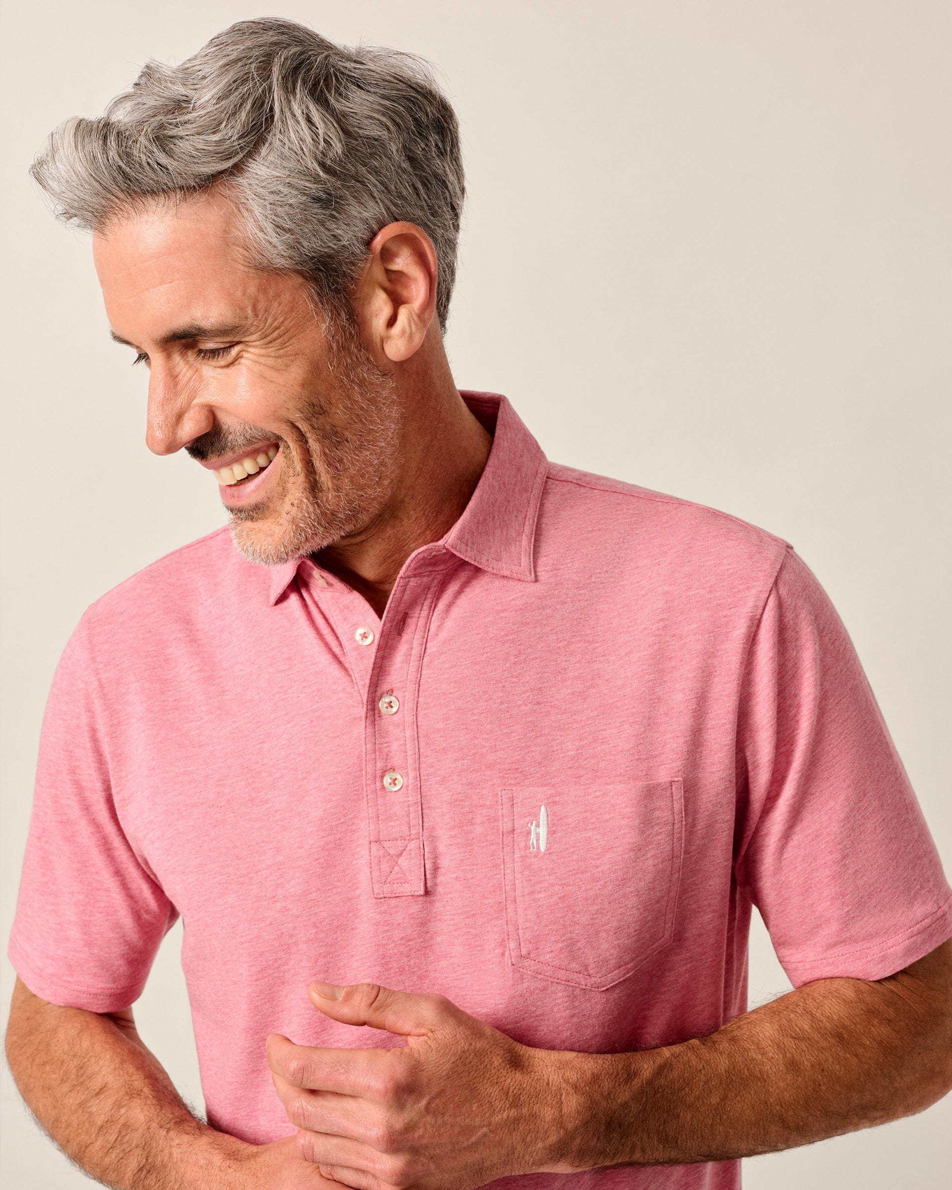 Original 4-Button Polo - Heathered 2.0