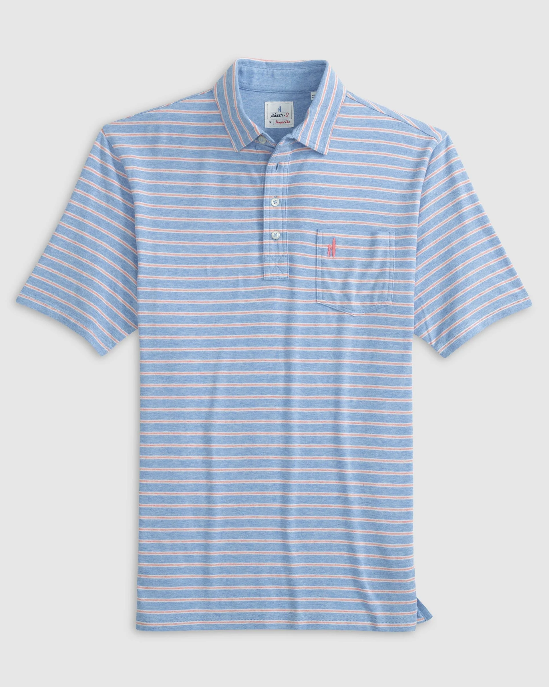 Original 4-Button Polo - Matthis Stripe