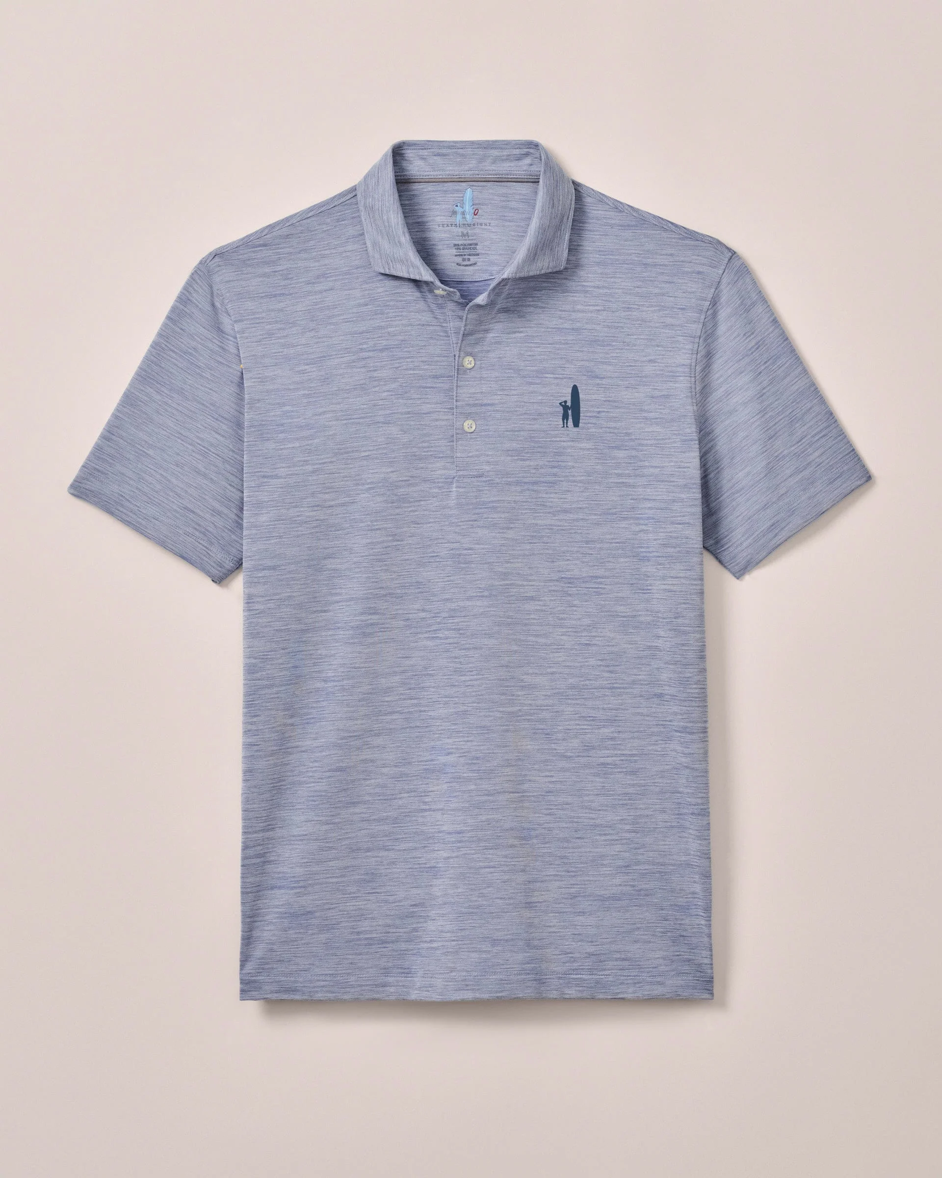 Custom Surfer Logo Huronn Featherweight Performance Polo