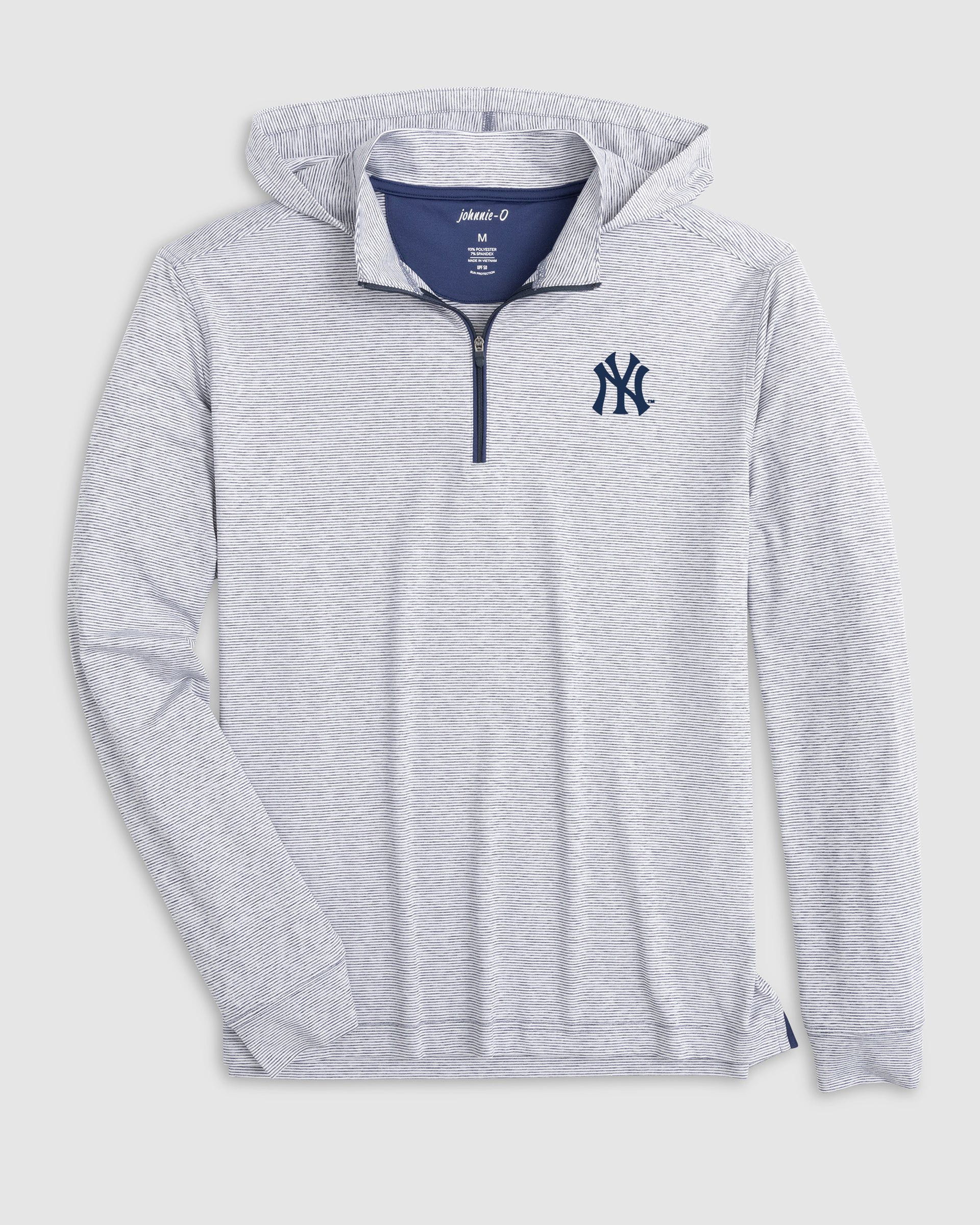 New York Yankees Hybrid Performance 1/4 Zip Hoodie