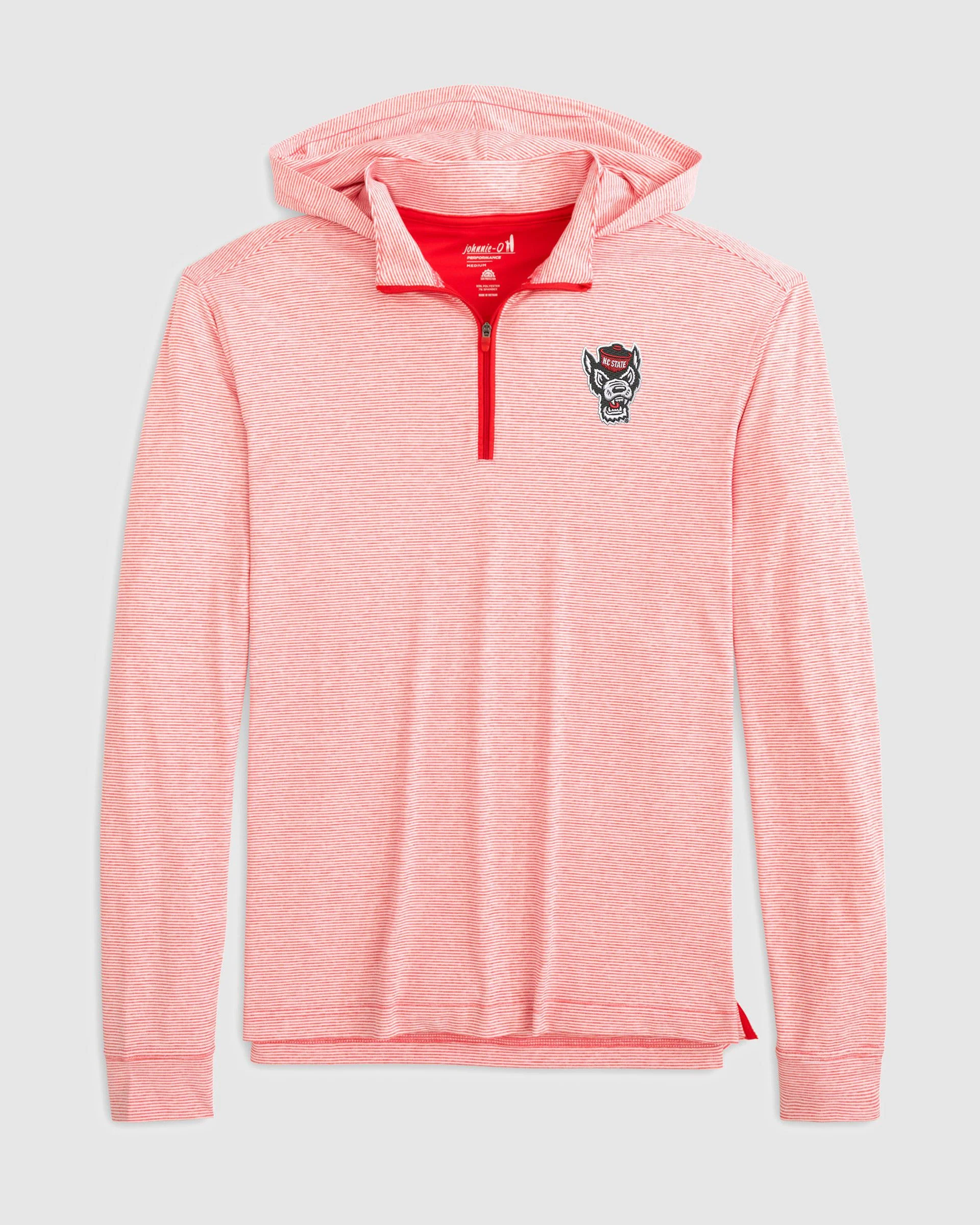 NC State Hybrid Performance Hoodie - Wolf Logo