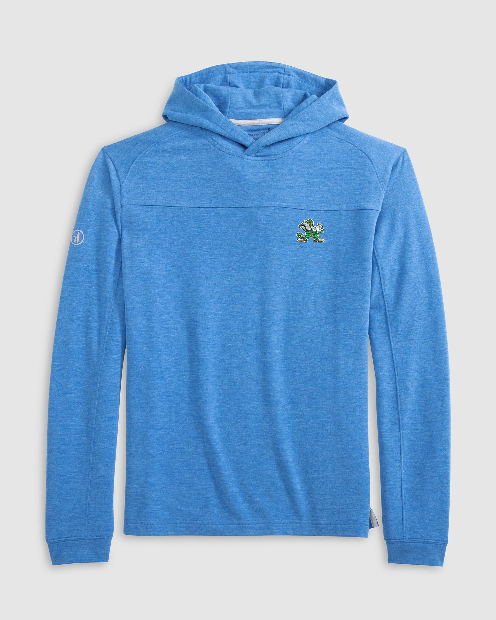 Notre Dame Remmy Lightweight Performance Hoodie - Leprechaun Logo