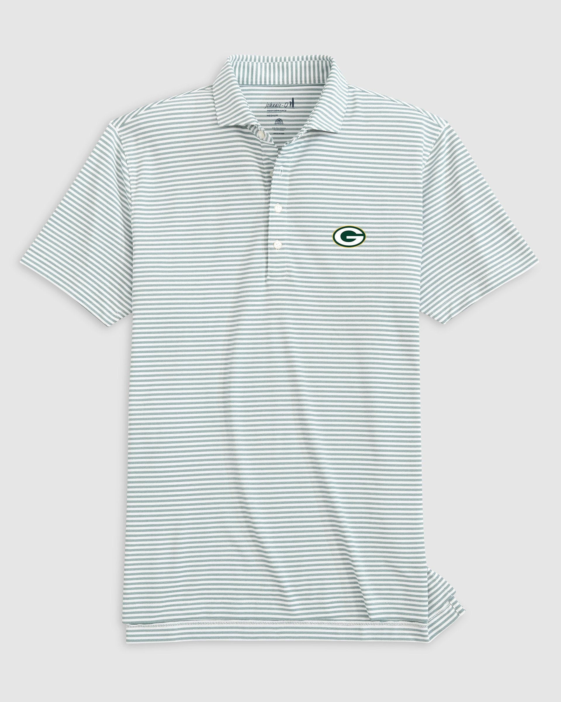 Green Bay Packers Stetsons Performance Mesh Polo