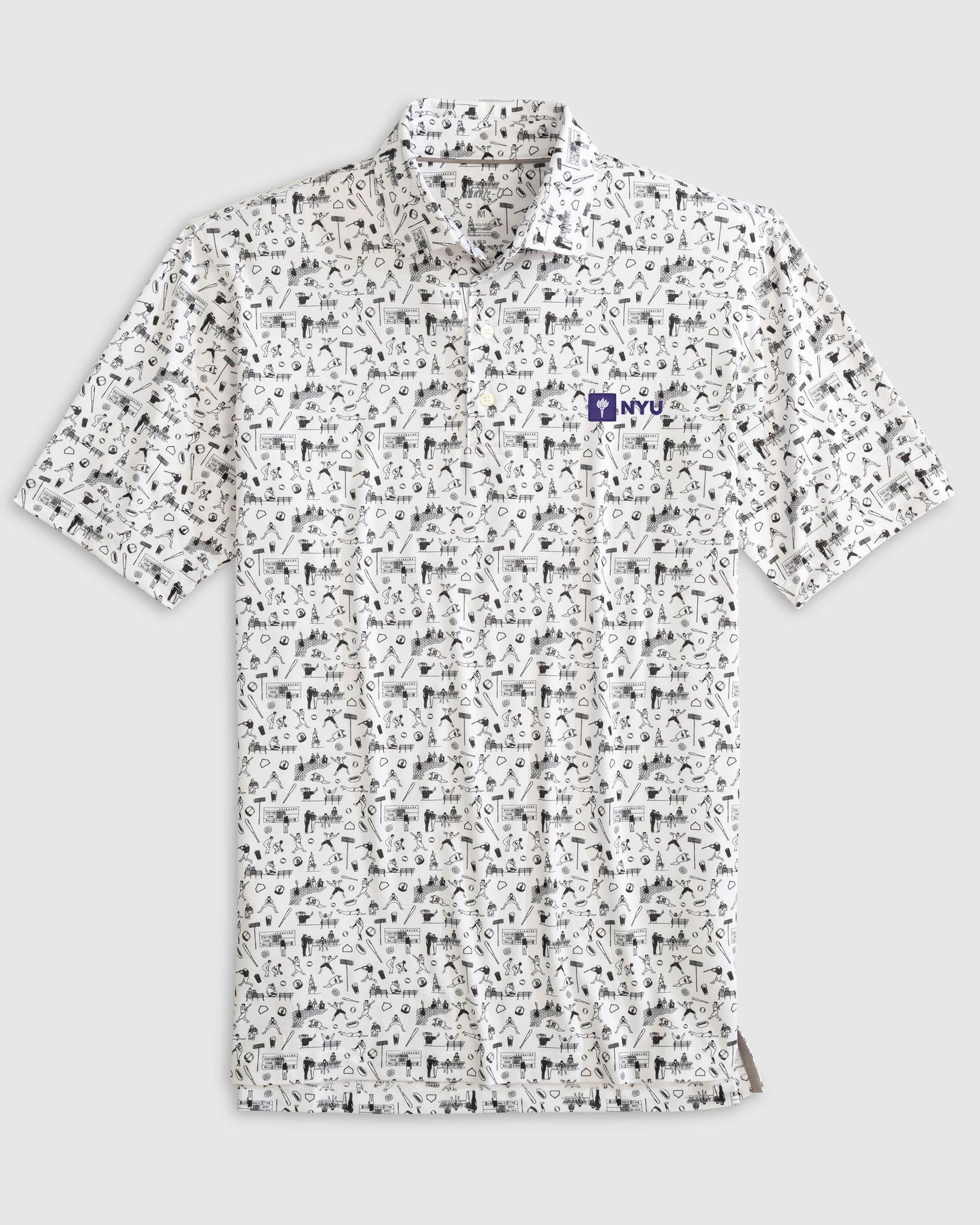 New York Ballpark Printed Performance Jersey Polo