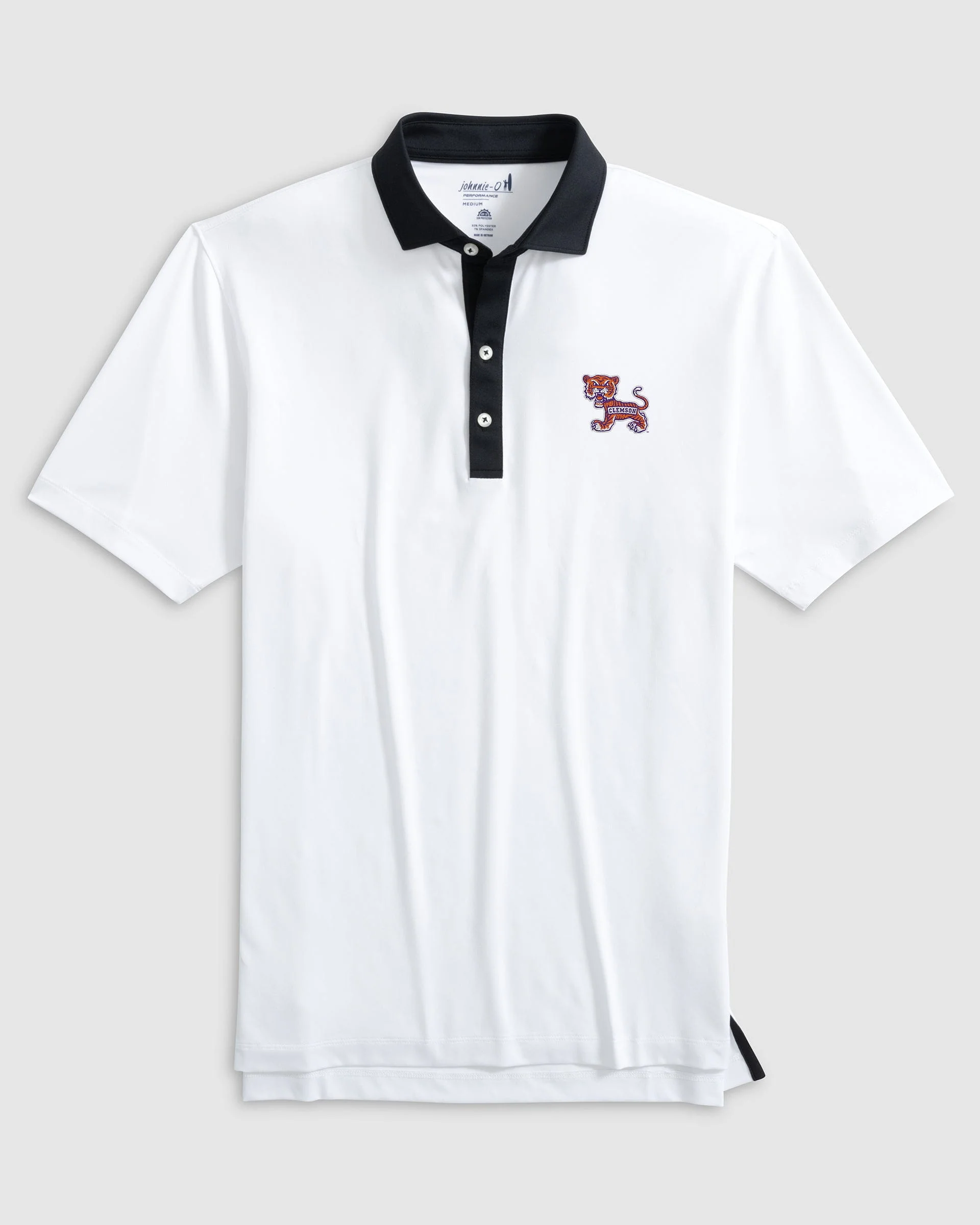 Clemson Ramos Performance Jersey Polo - Vault Logo