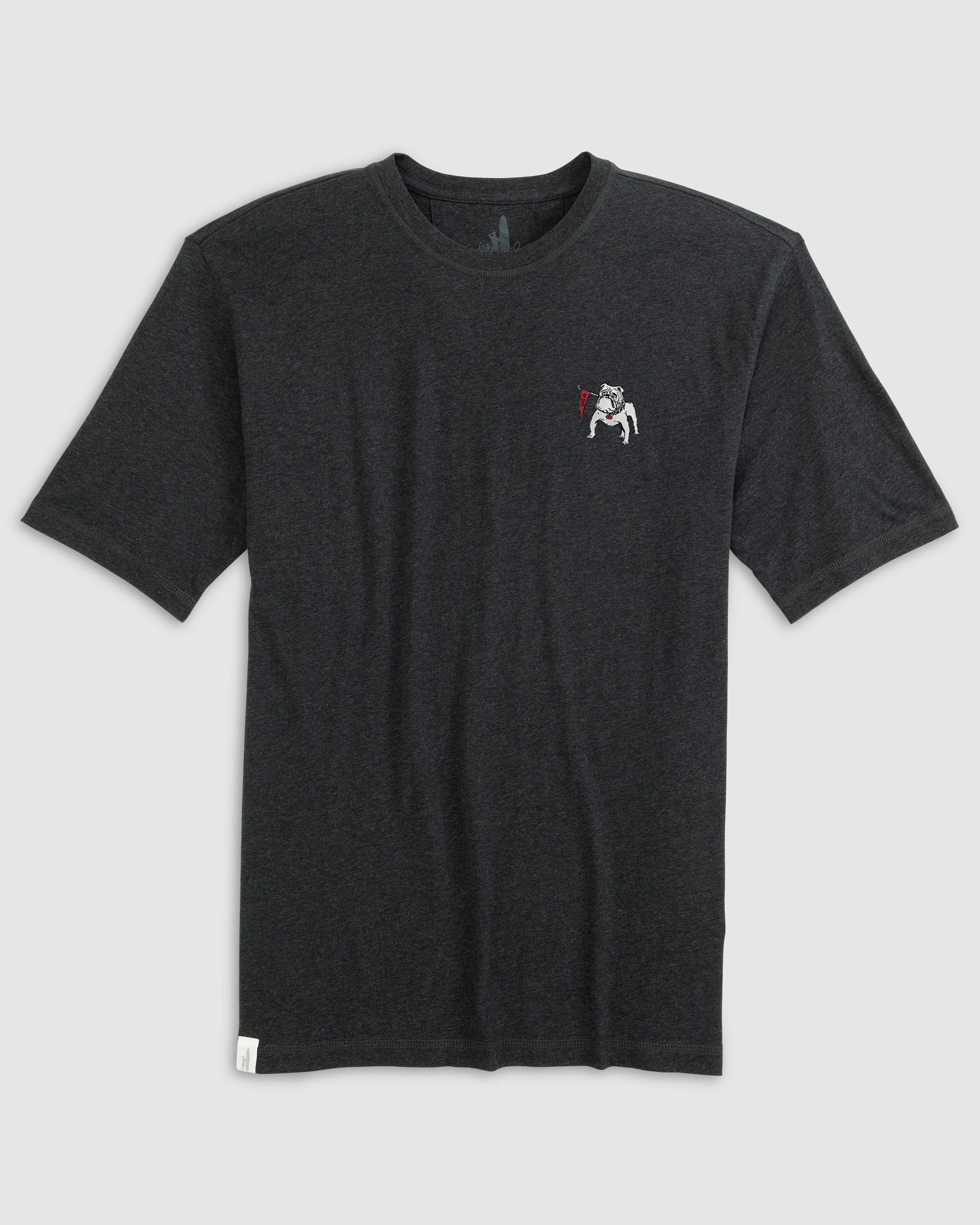 Georgia Heathered Spencer T-Shirt - Vault Logo