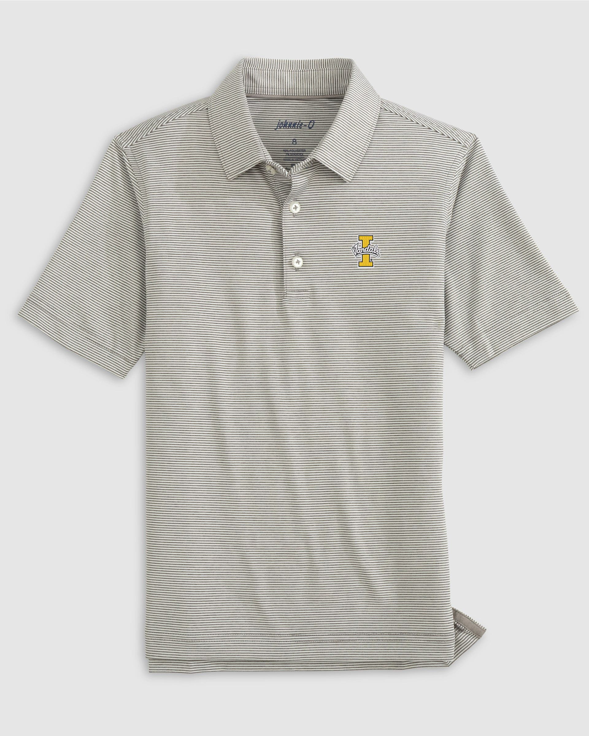 Idaho Lyndonn Jr. Striped Jersey Performance Polo
