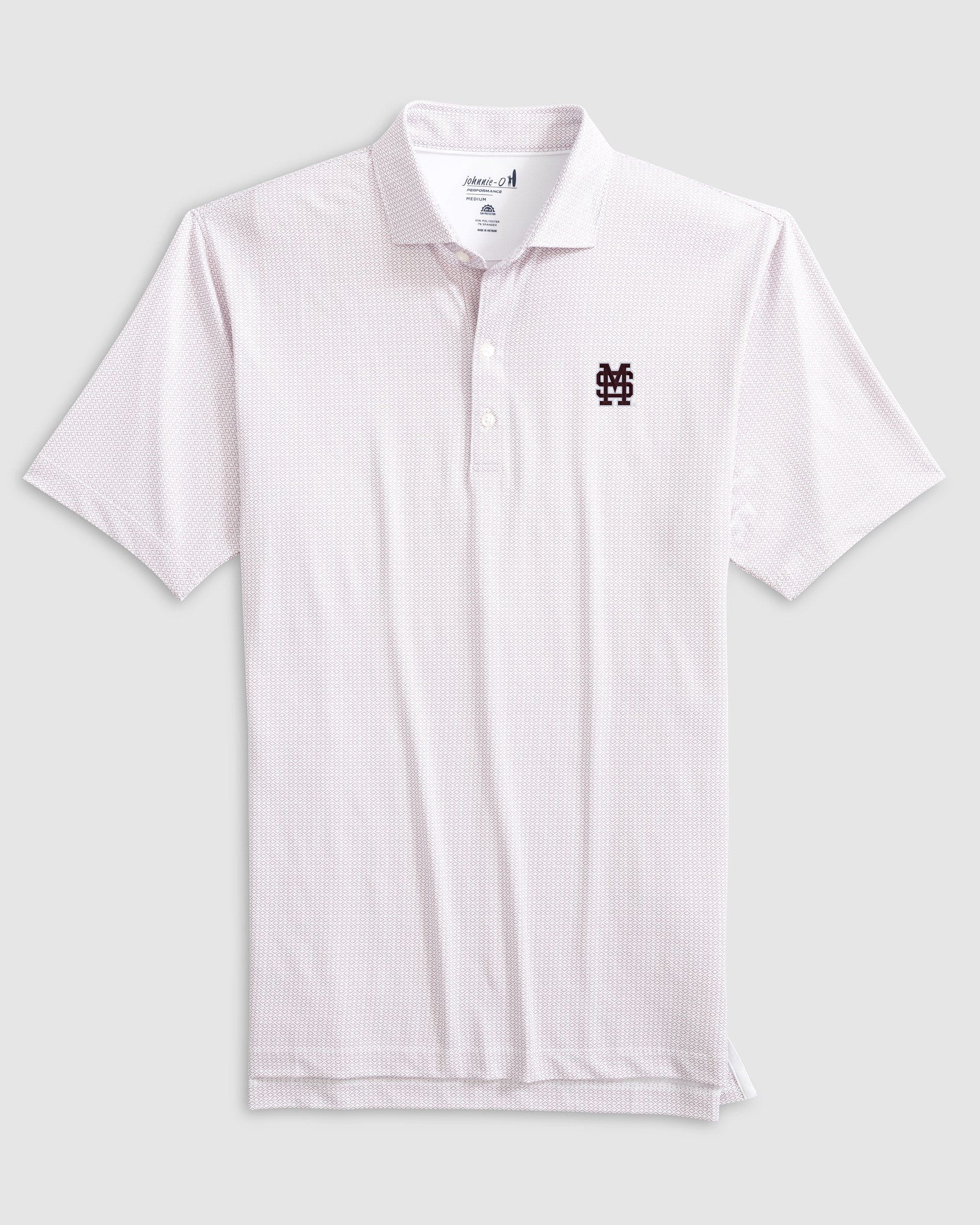 Mississippi State Slade Performance Jersey Polo - Baseball Logo