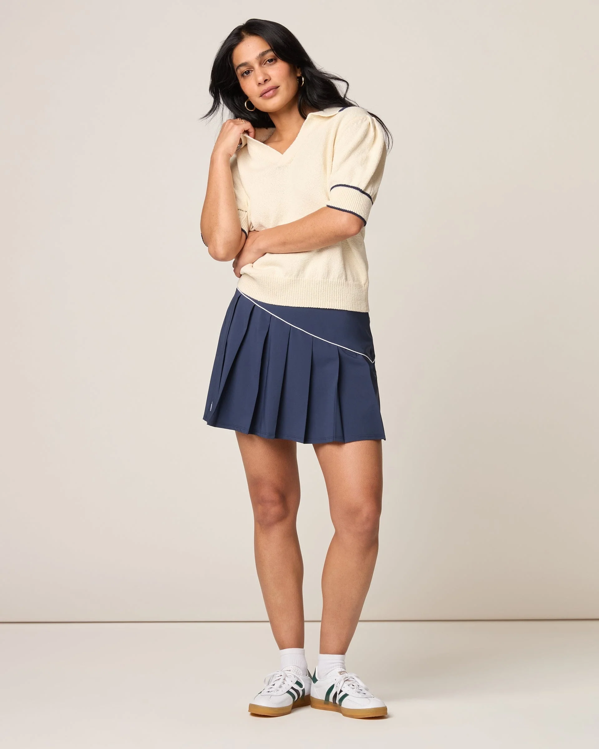 Gigi Cotton Sweater Polo