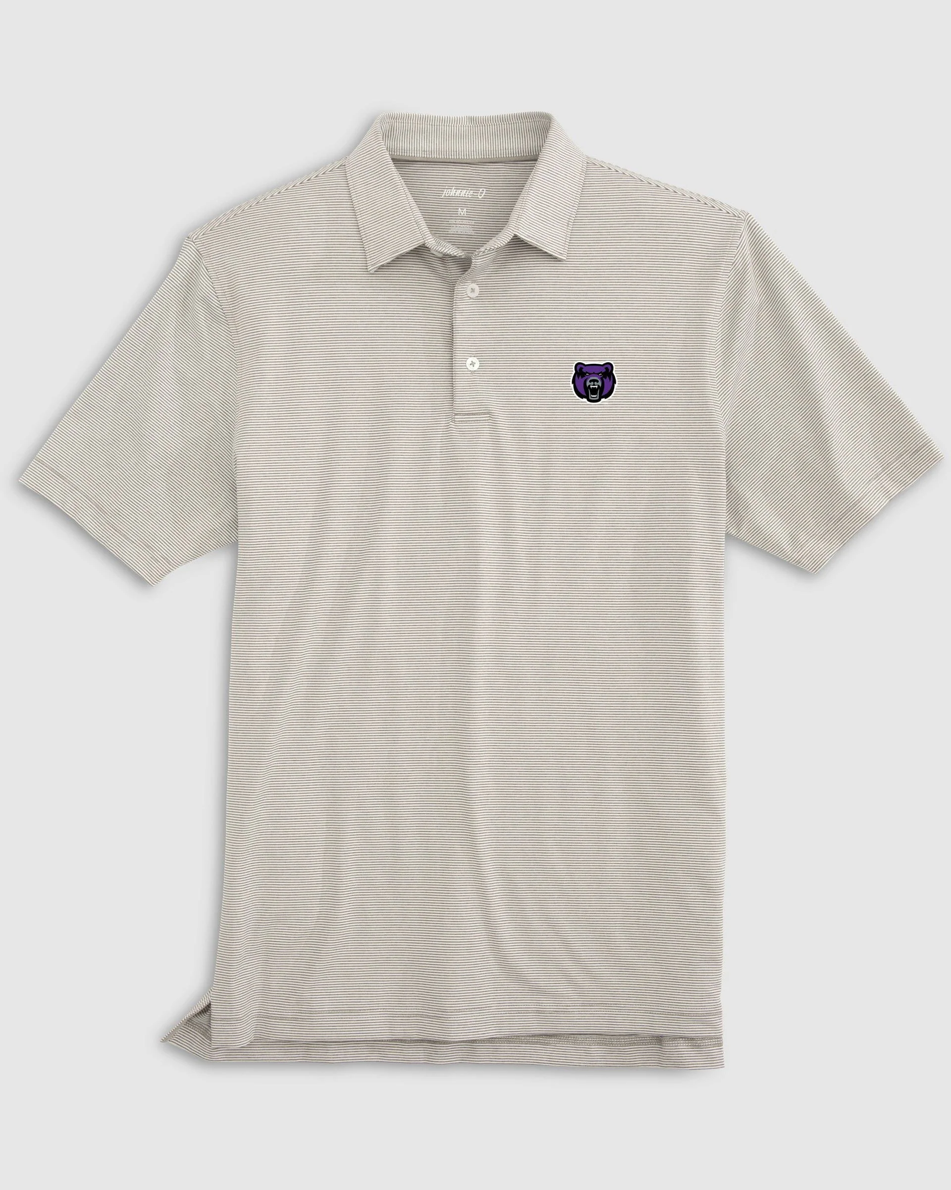 Central Arkansas Lyndonn Striped Jersey Performance Polo