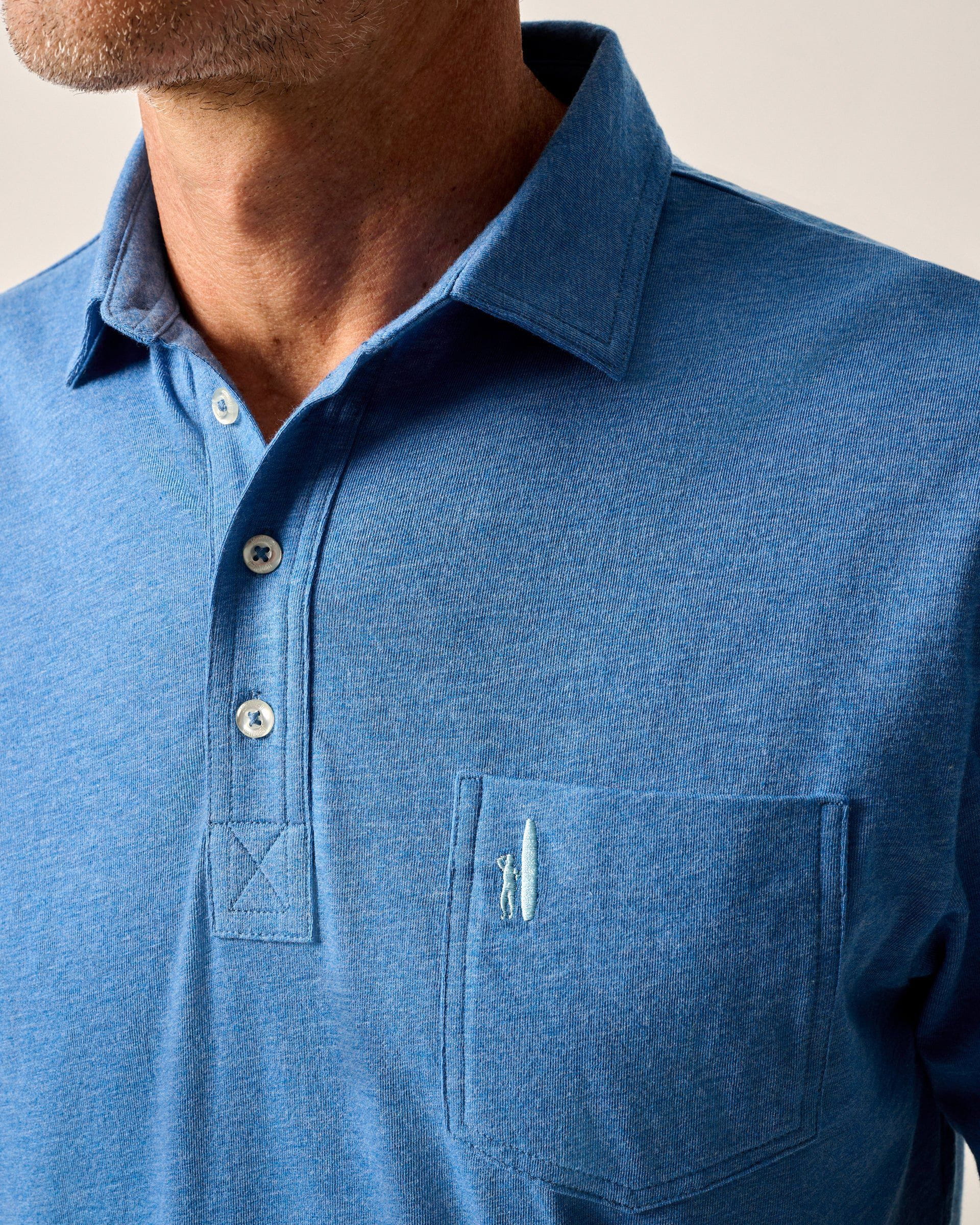 Original 4-Button Polo - Heathered 2.0