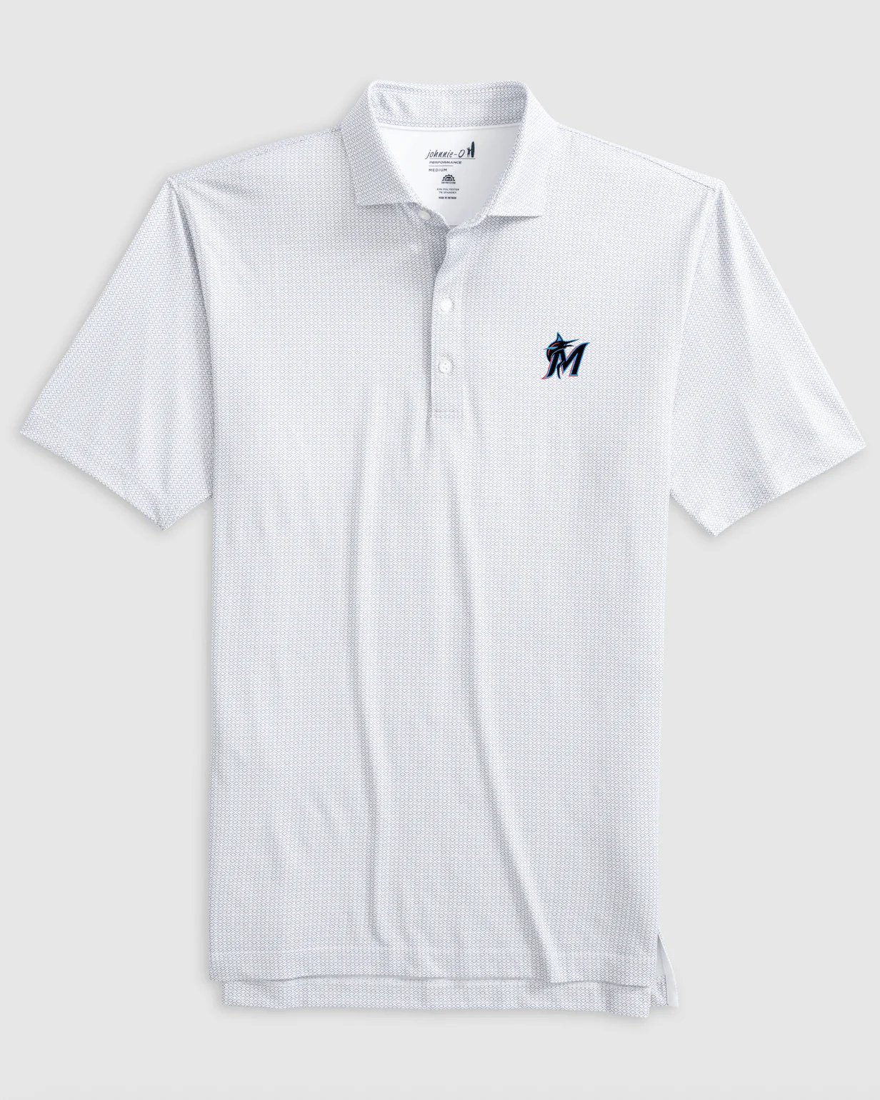 Miami Marlins Slade Performance Jersey Printed Polo