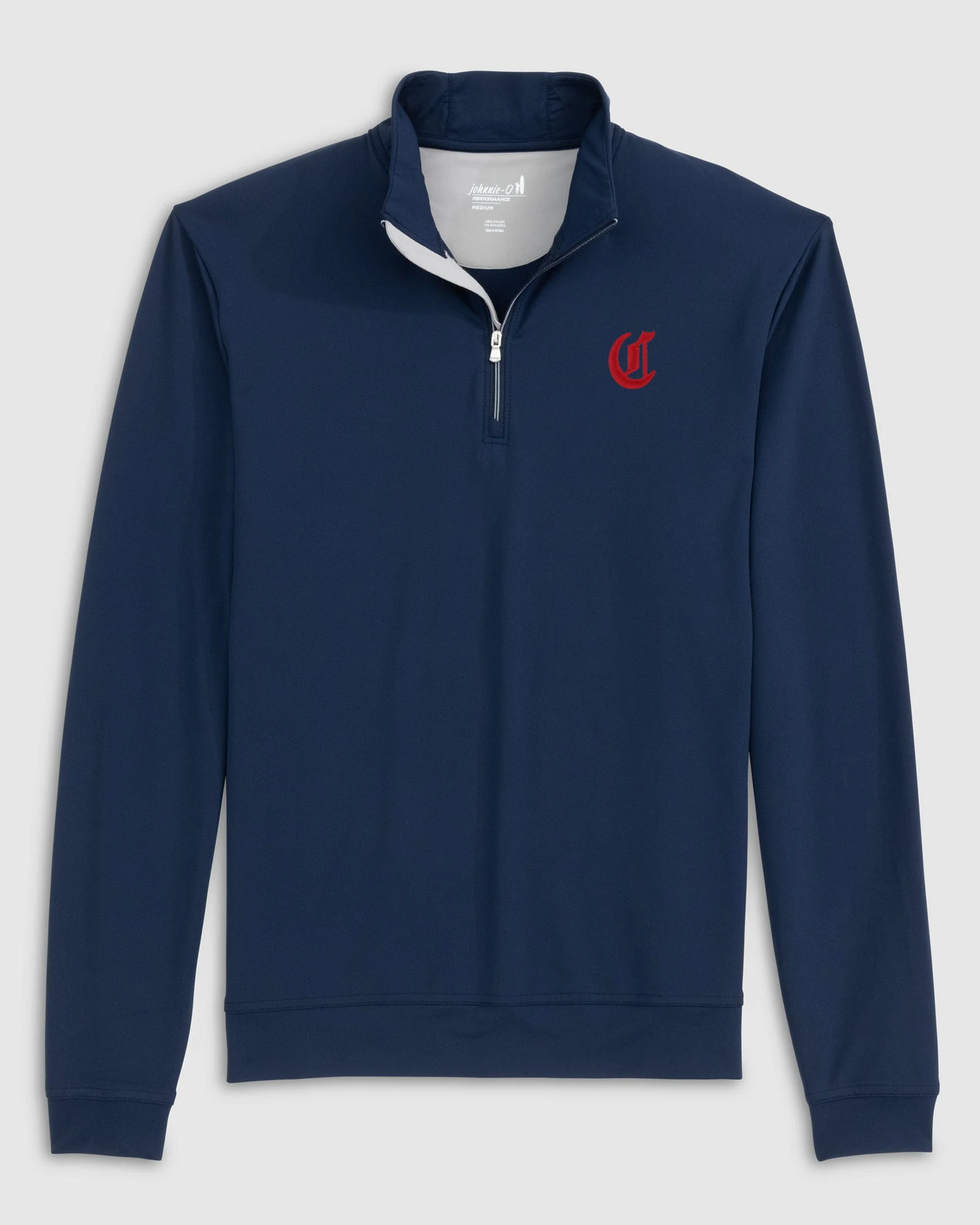 Cincinnati Reds Motion Performance 1/4 Zip - Cooperstown Logo