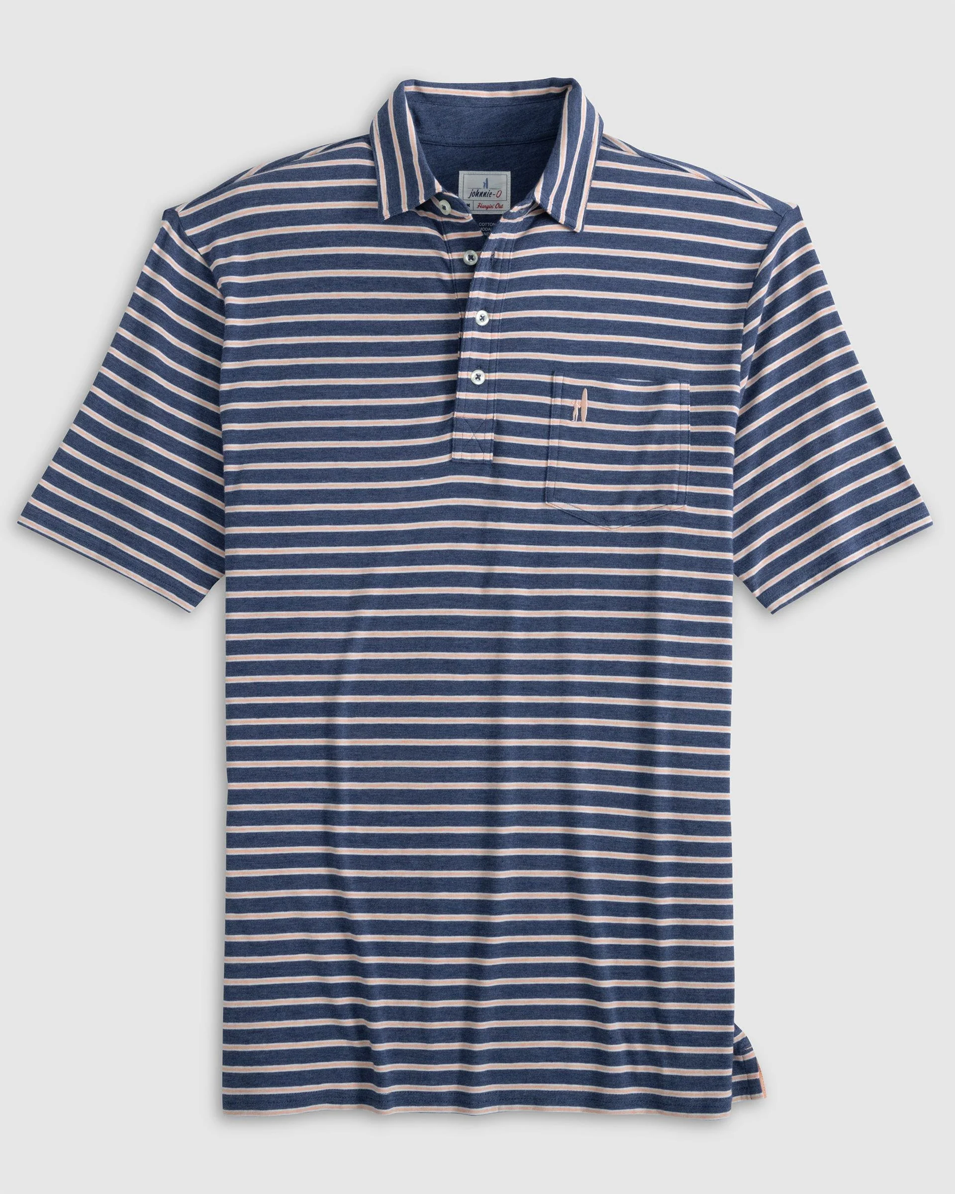 Original 4-Button Polo - Matthis Stripe