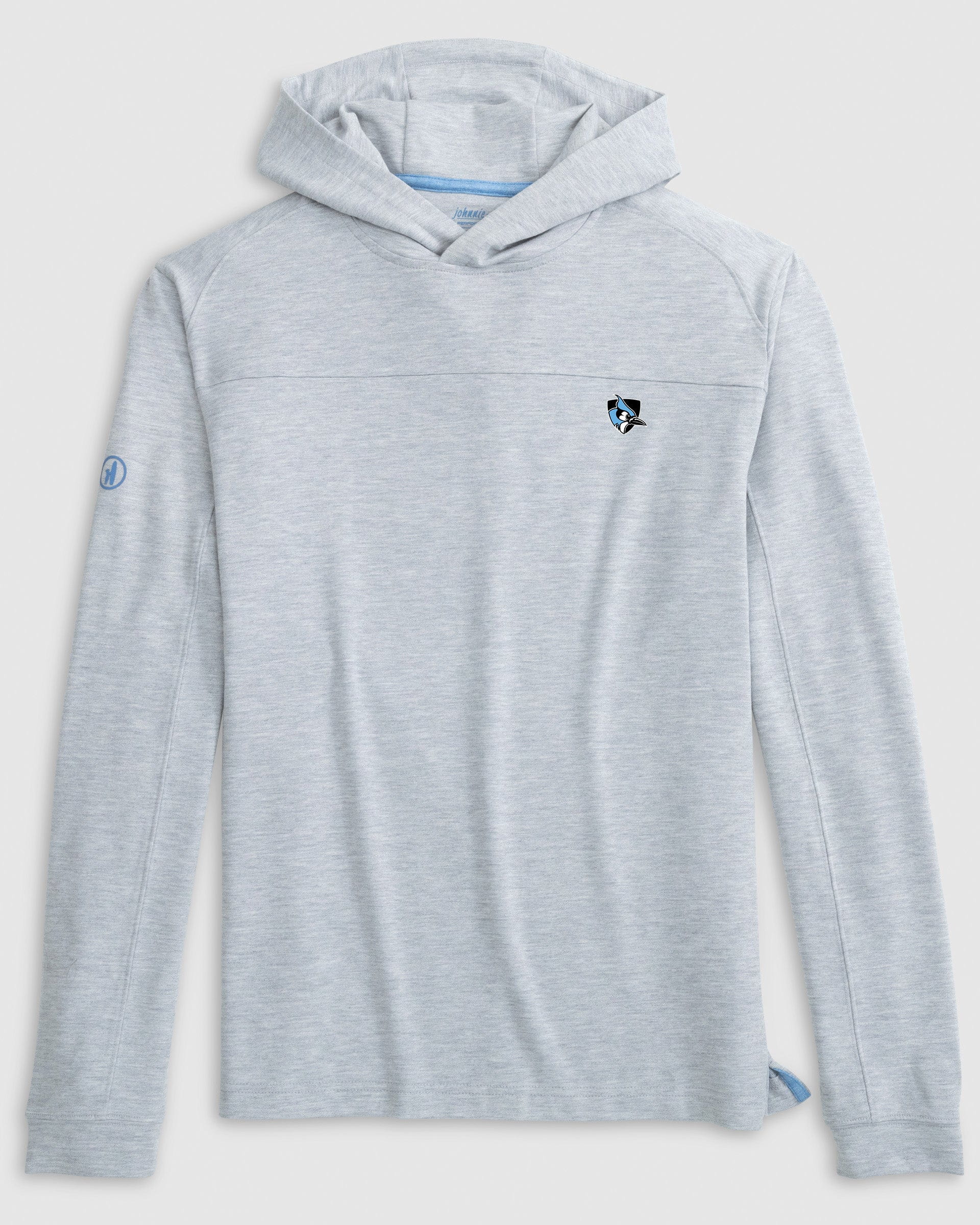 Johns Hopkins Remmy Lightweight Performance Hoodie- Athletic Logo