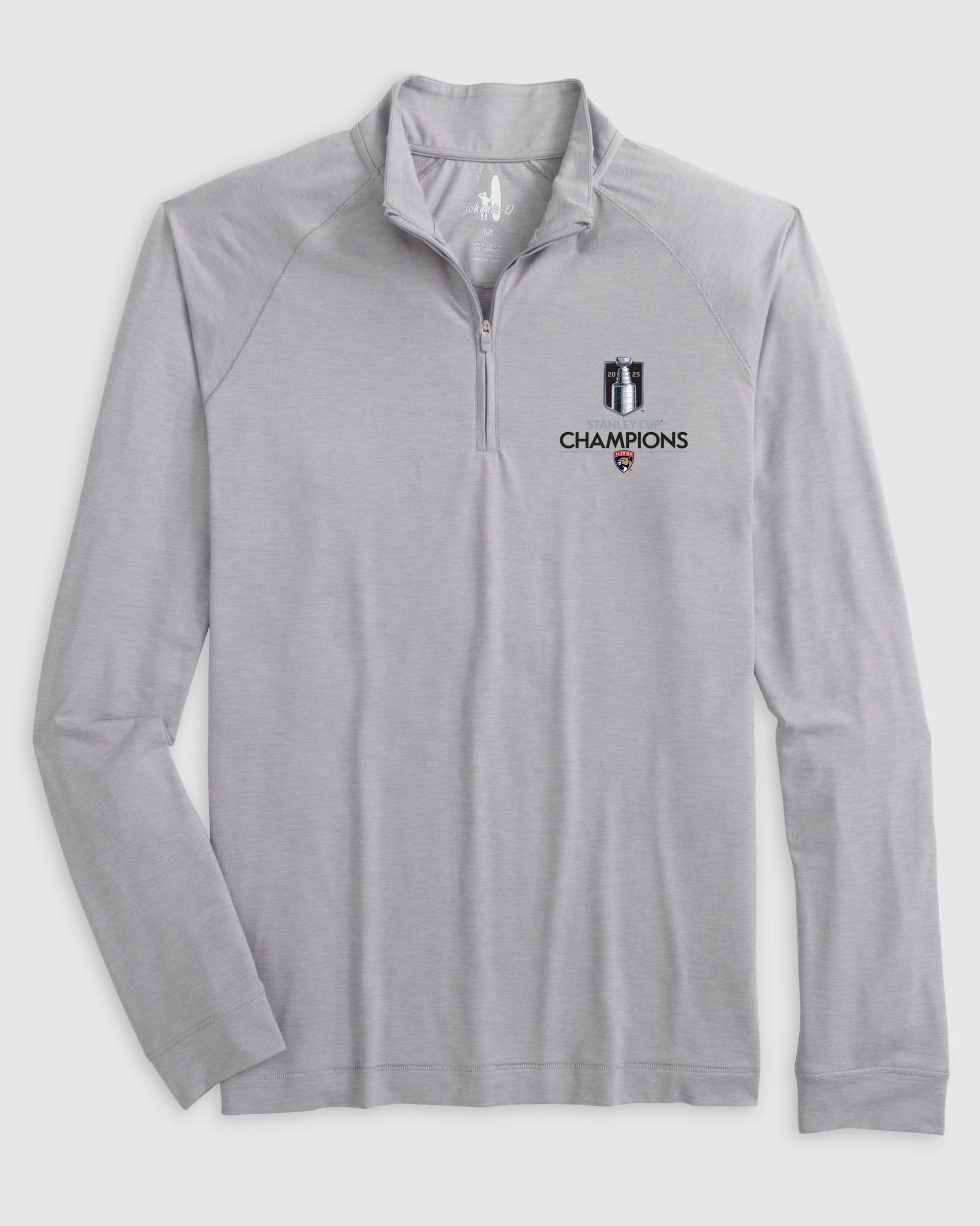 Florida Panthers Freeborne Performance 1/4 Zip  - 2025 Stanley Cup Champions Logo