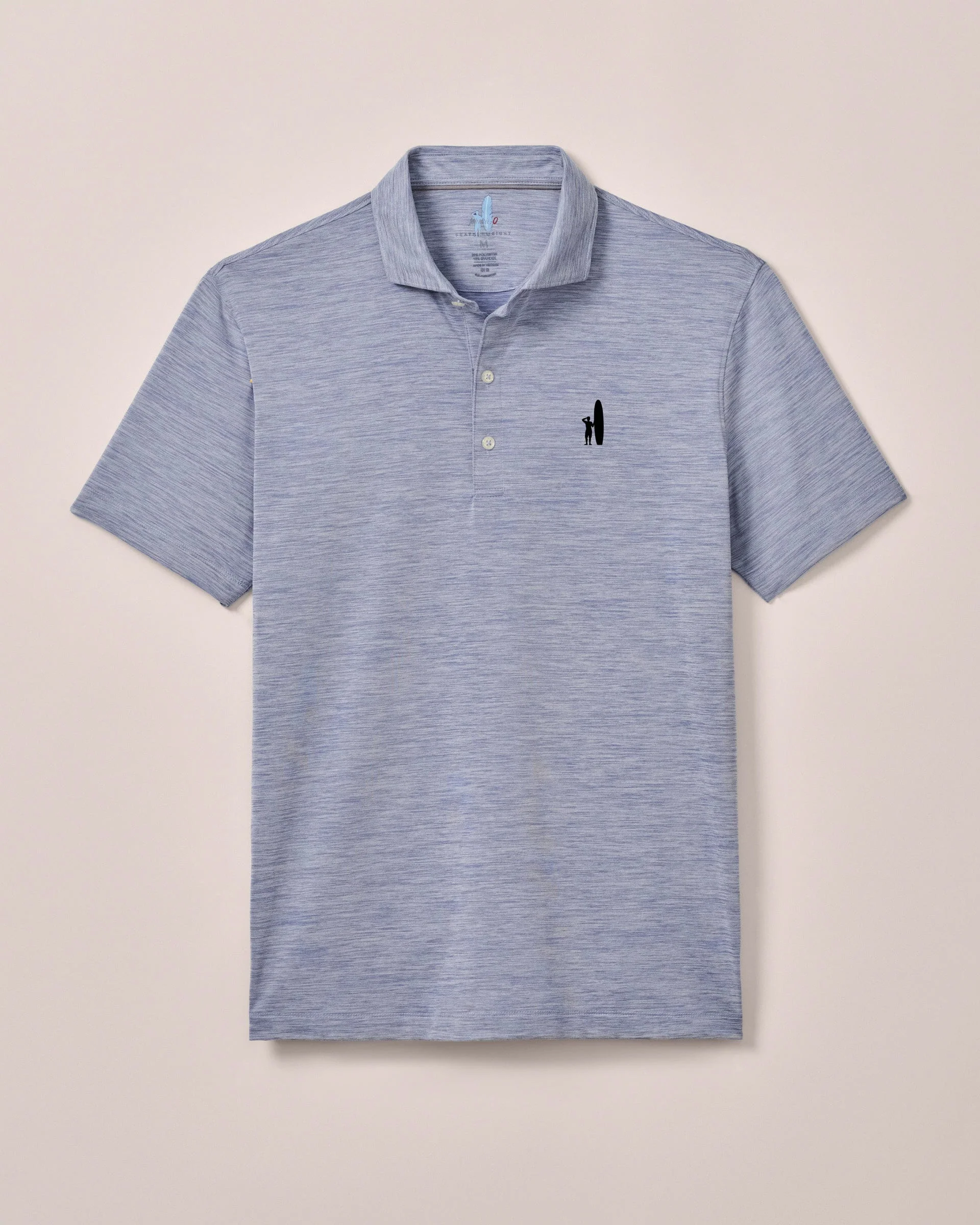 Custom Surfer Logo Huronn Featherweight Performance Polo