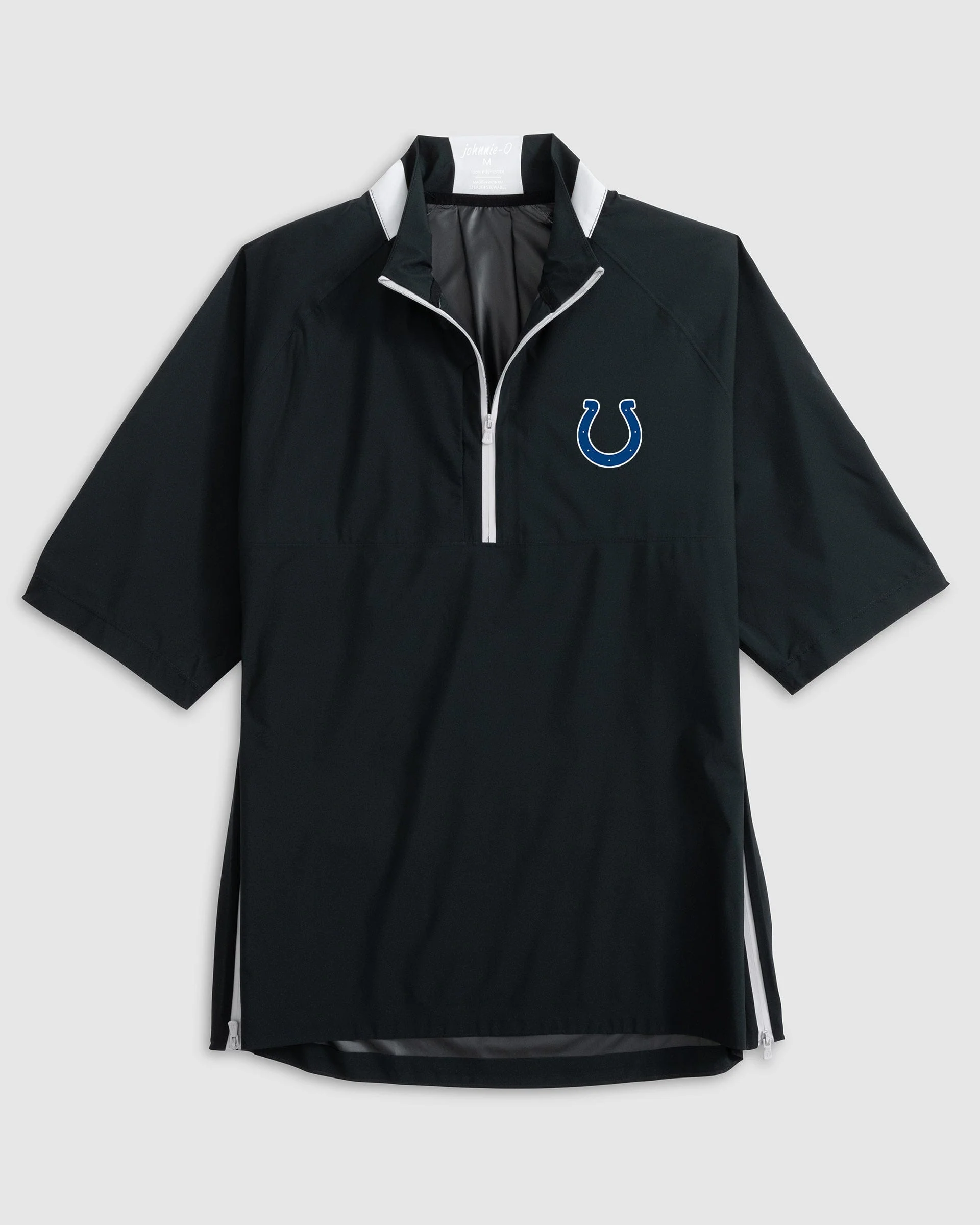 Indianapolis Colts Stealth Stowable Short Sleeve Packable Rain Jacket