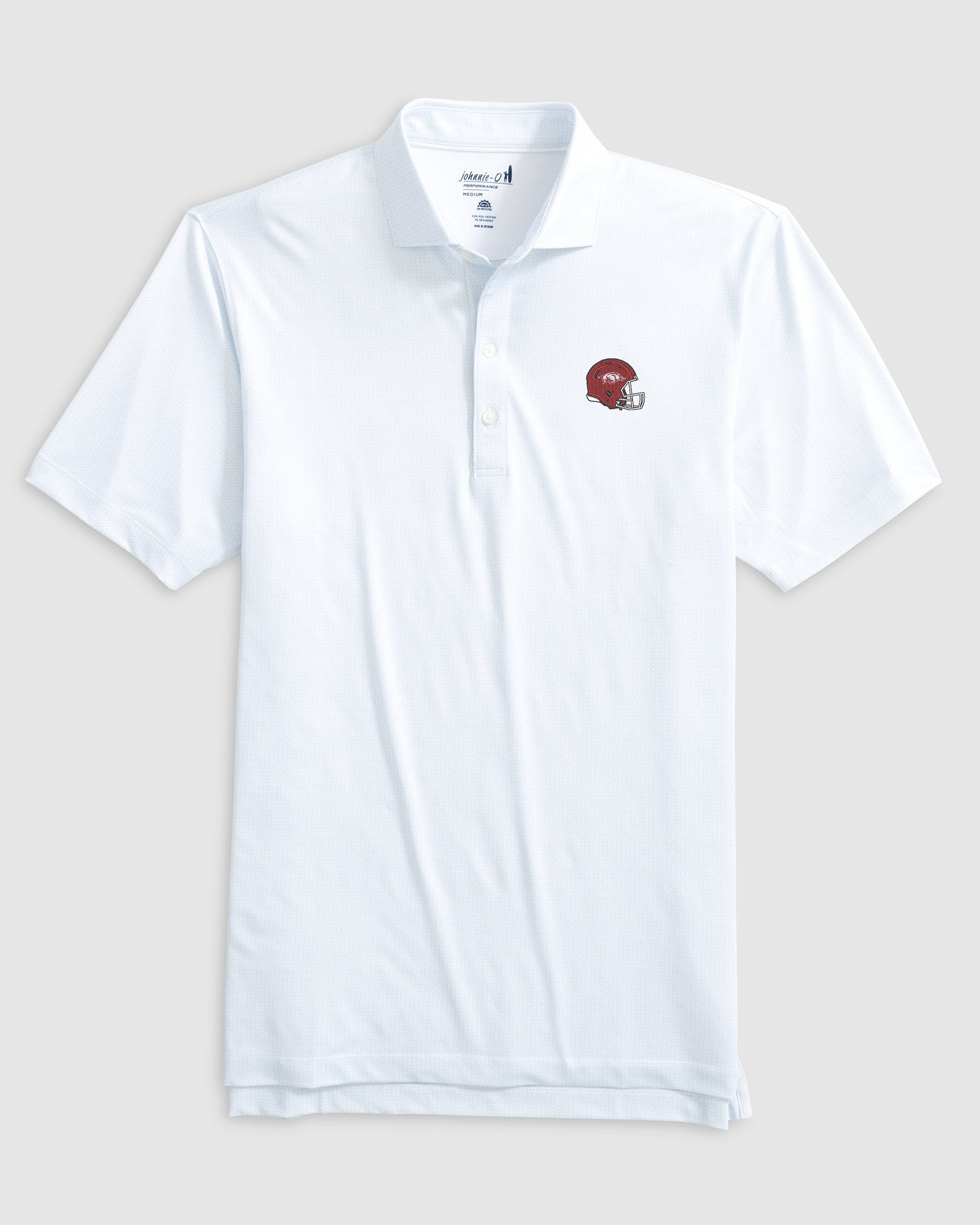 Arkansas Slade Performance Jersey Polo - Helmet Logo