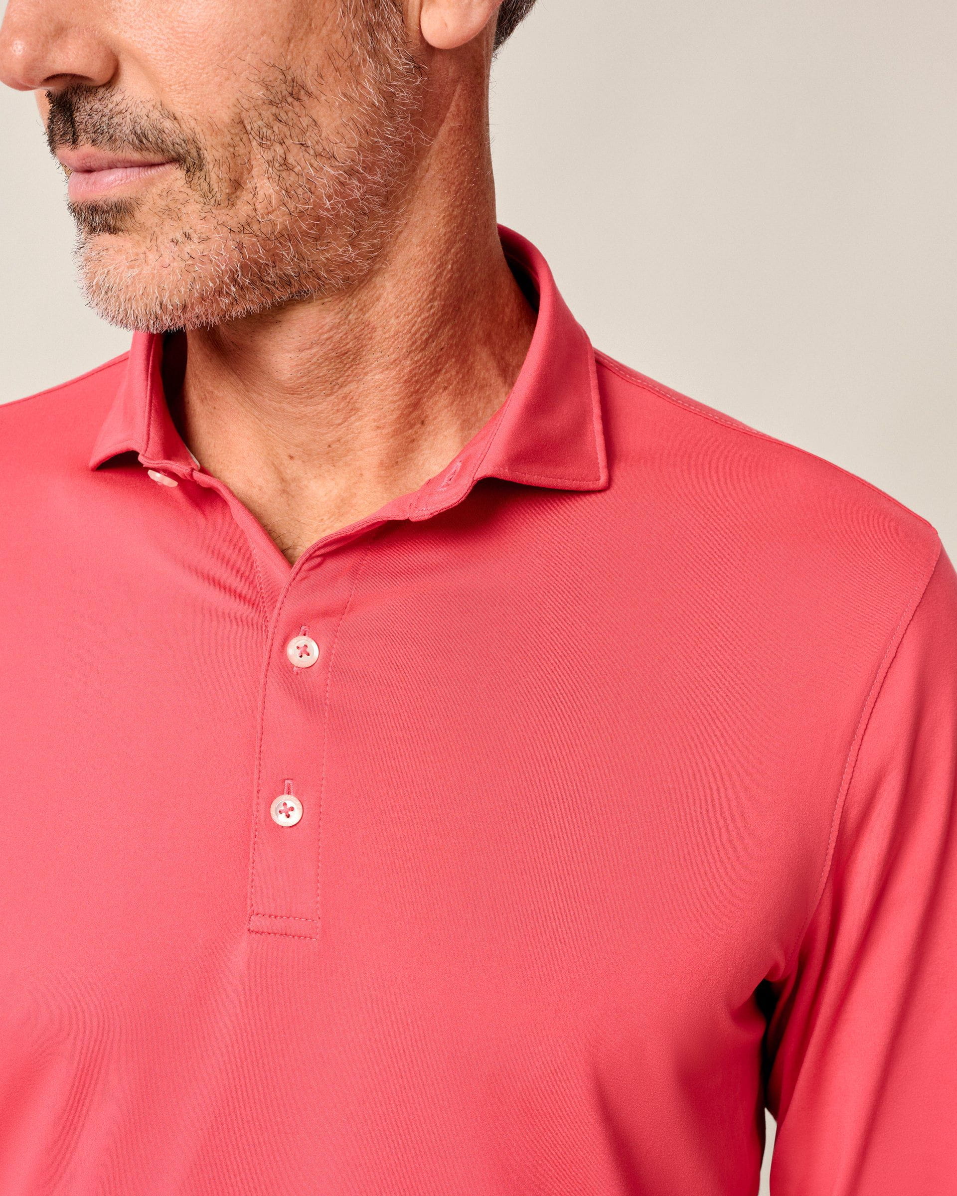 Featherweight Long Sleeve Performance Polo - Swing