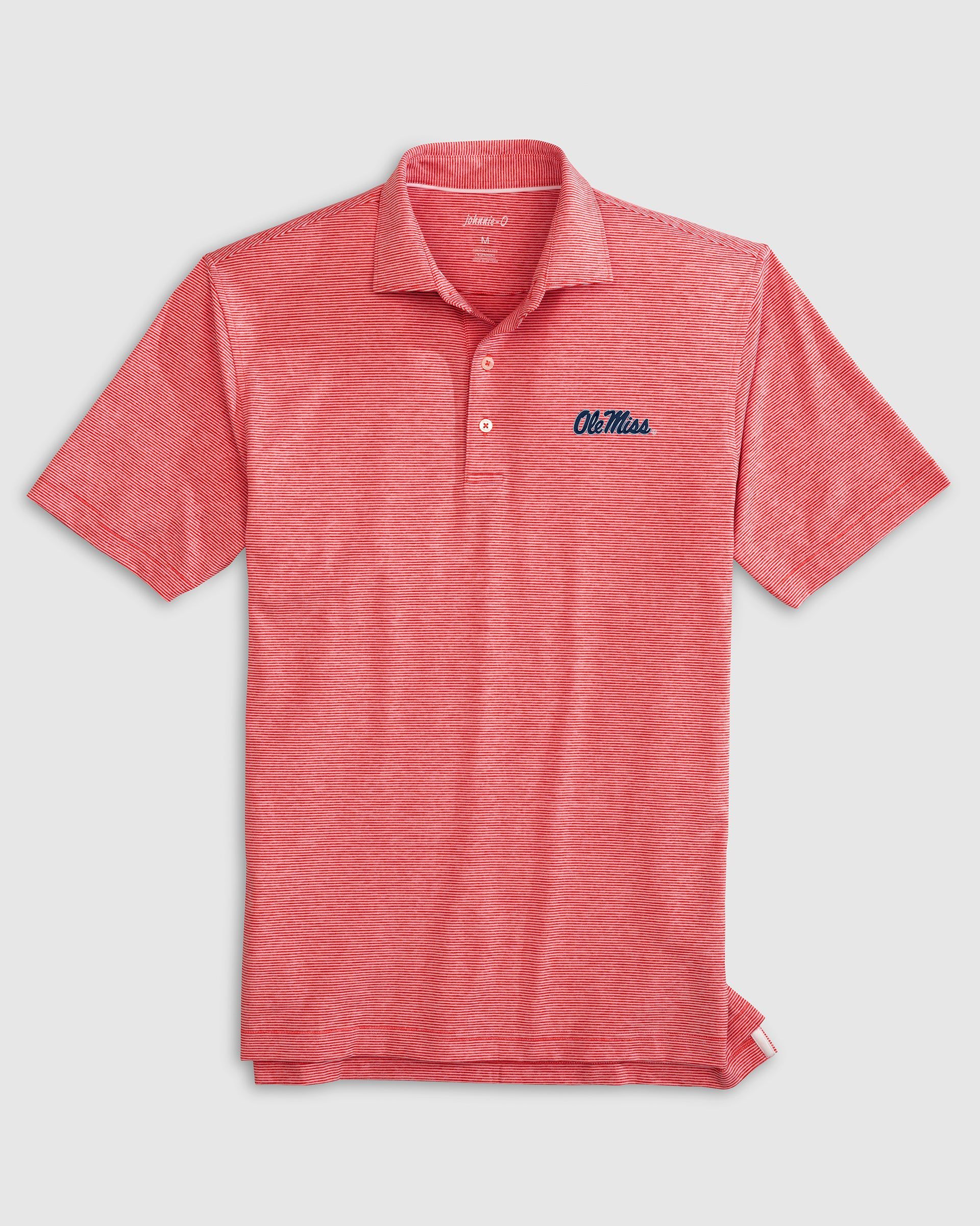 Ole Miss Lyndonn Striped Jersey Performance Polo