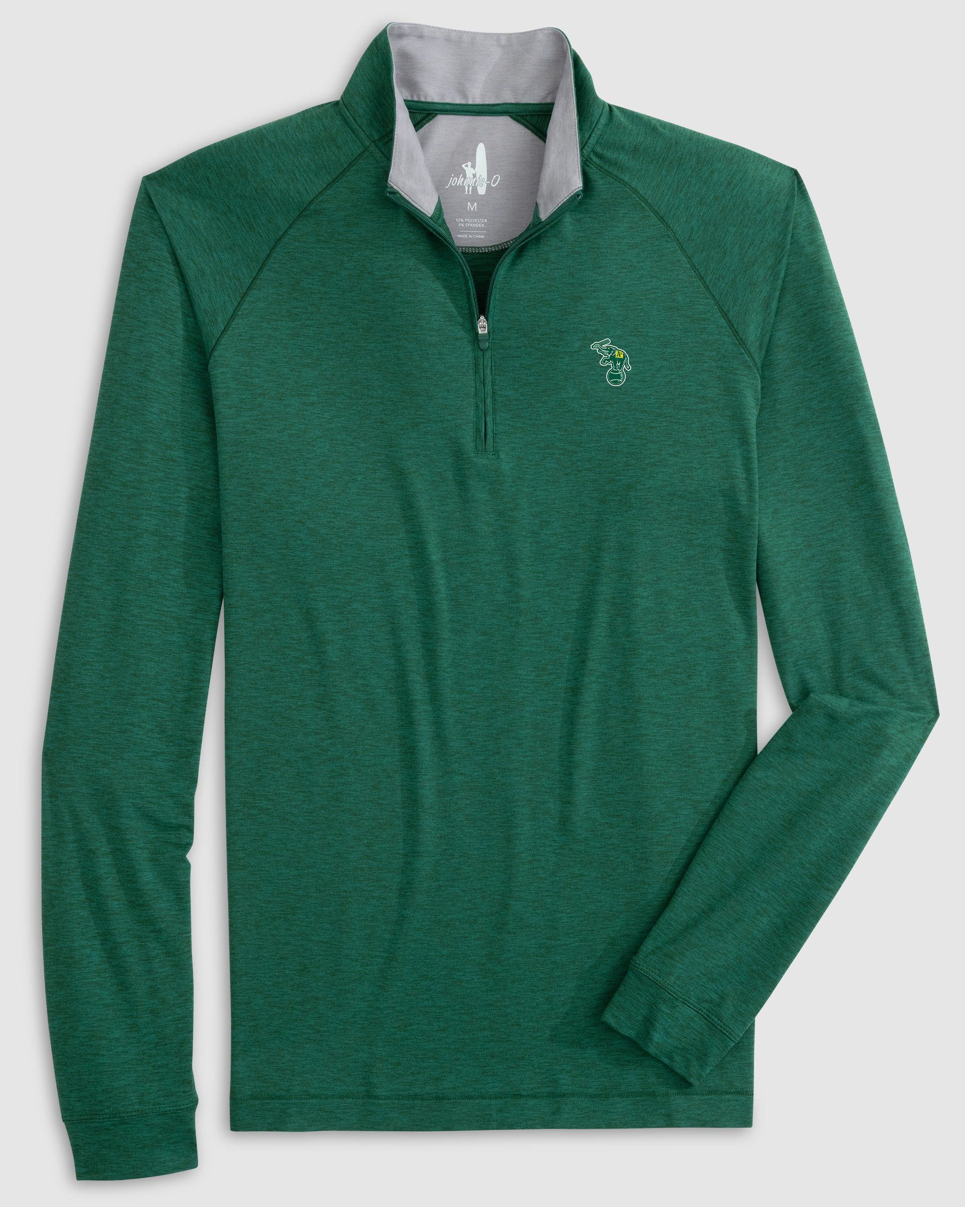 Oakland Athletics Freeborne Performance 1/4 Zip - Cooperstown Logo