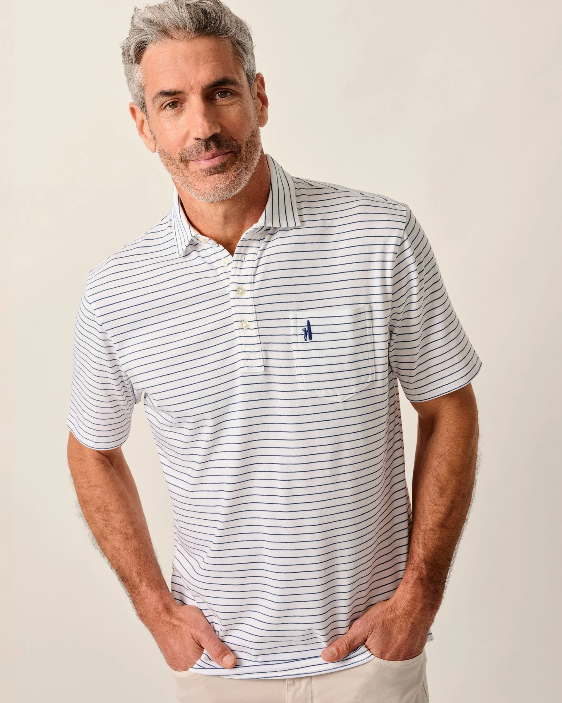 Original 4-Button Polo - Ryan Stripe