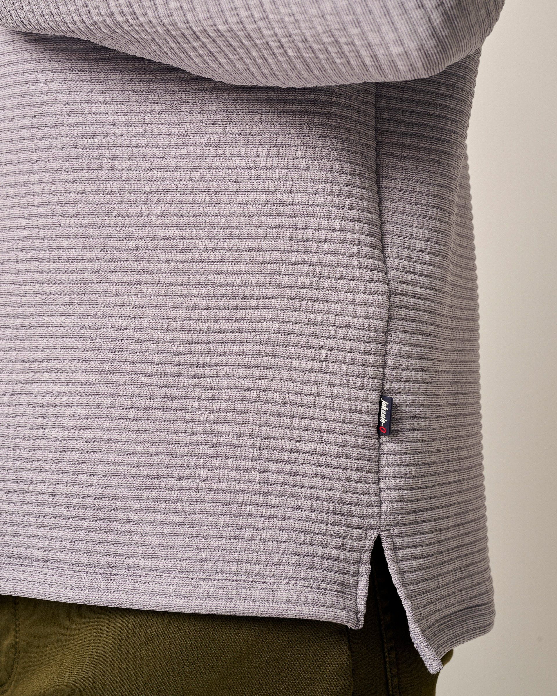 Benjy Heathered Henley Pullover