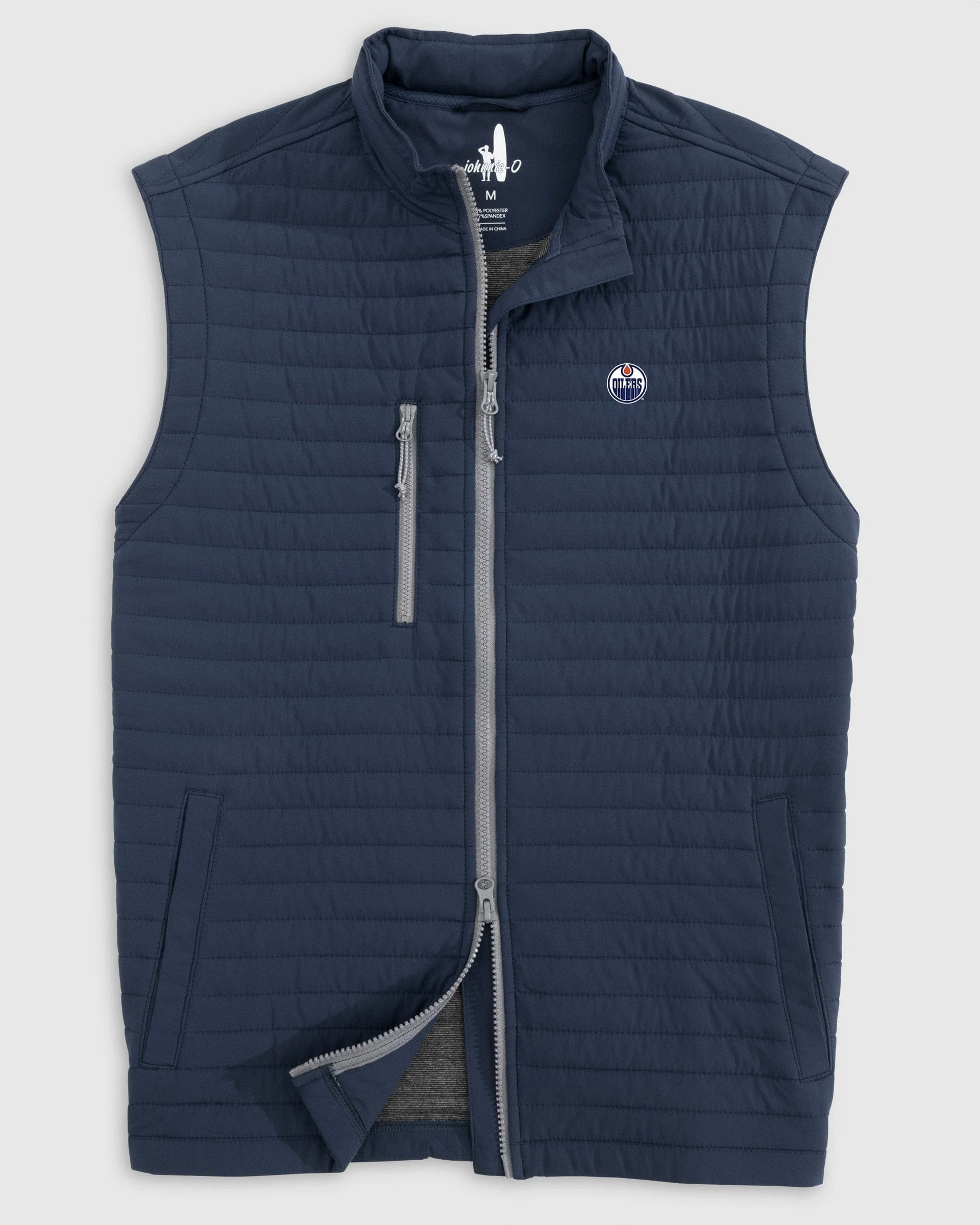 Edmonton Oilers Crosswind Quilted Performance Vest