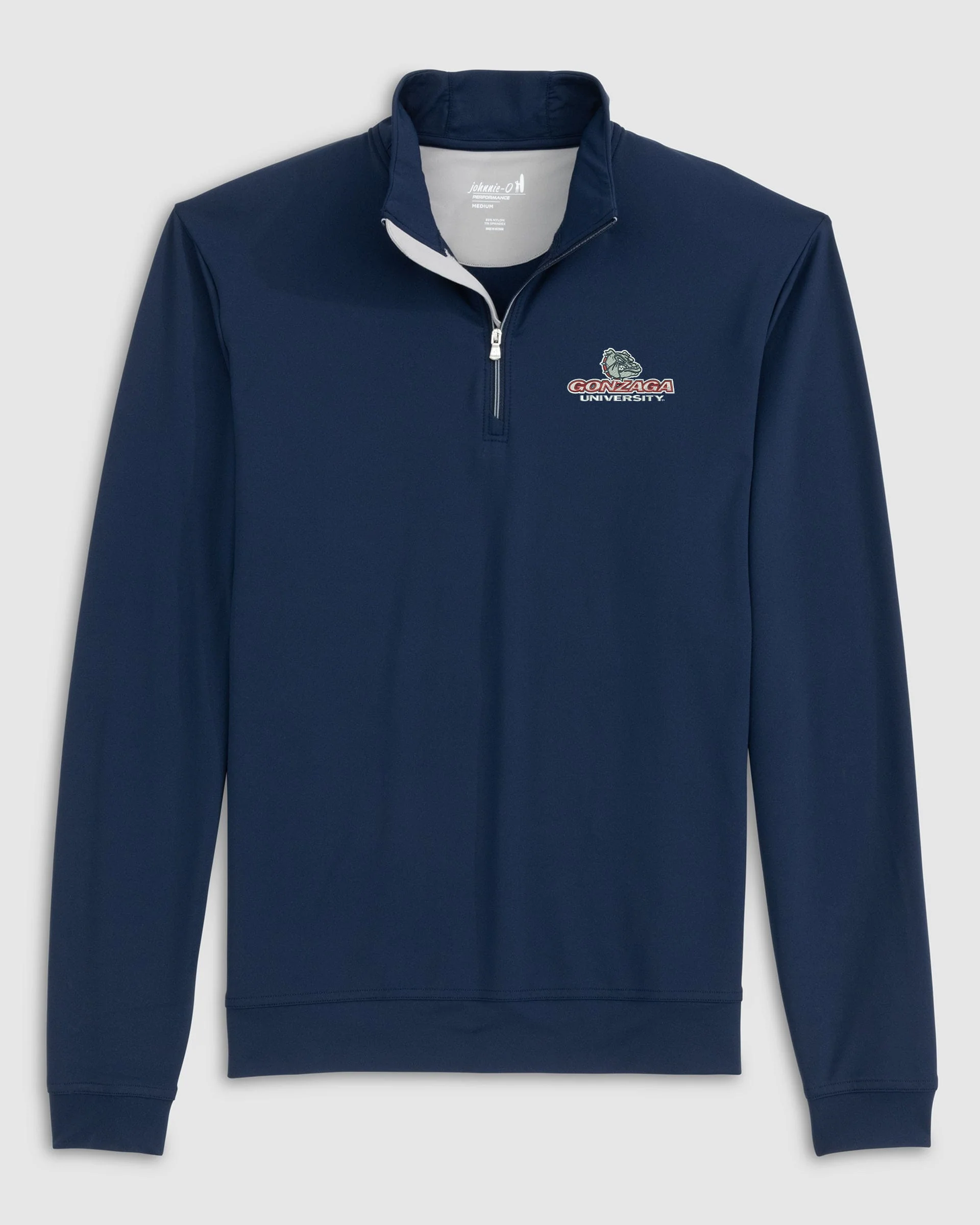 Gonzaga Motion Performance 1/4 Zip - Script Logo