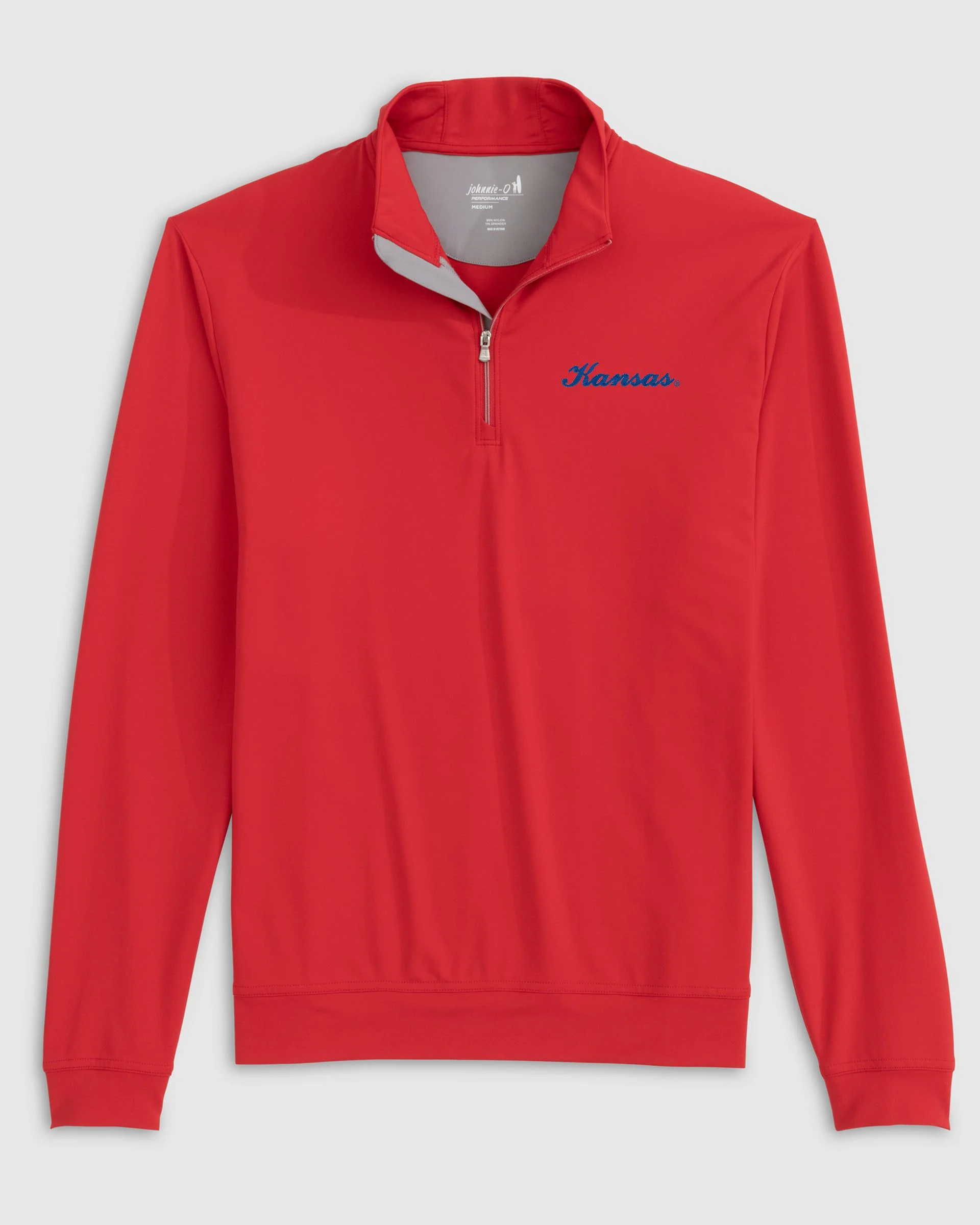 Kansas Motion Performance 1/4 Zip - Script Logo