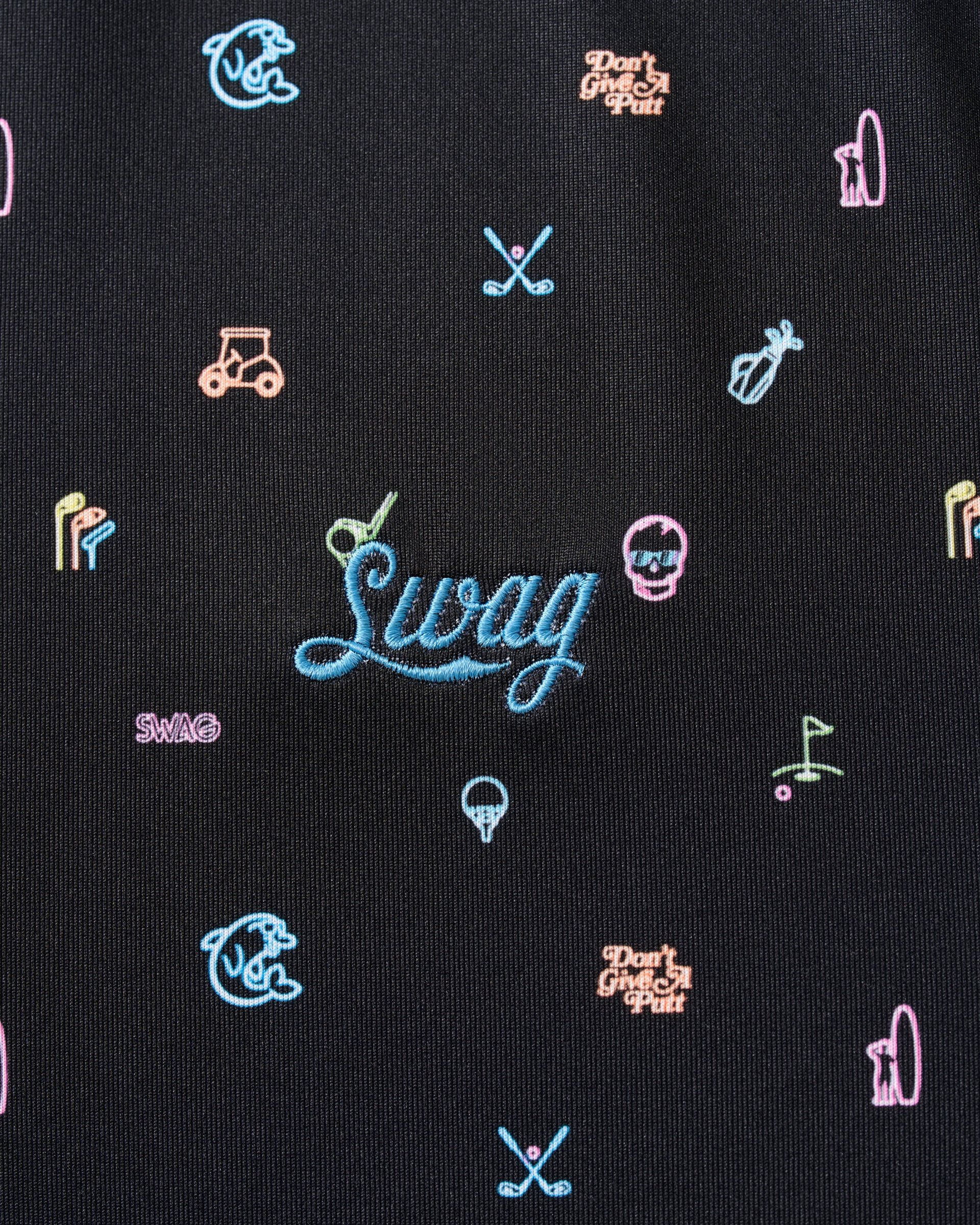 SWAG Golf x Johnnie-O Performance Polo - Neon Nights