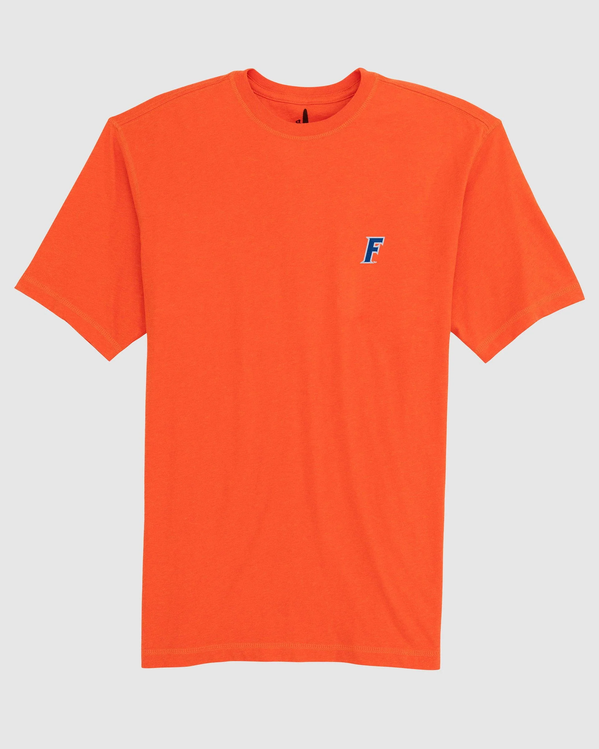 Florida Heathered Spencer Cotton T-Shirt - F Logo
