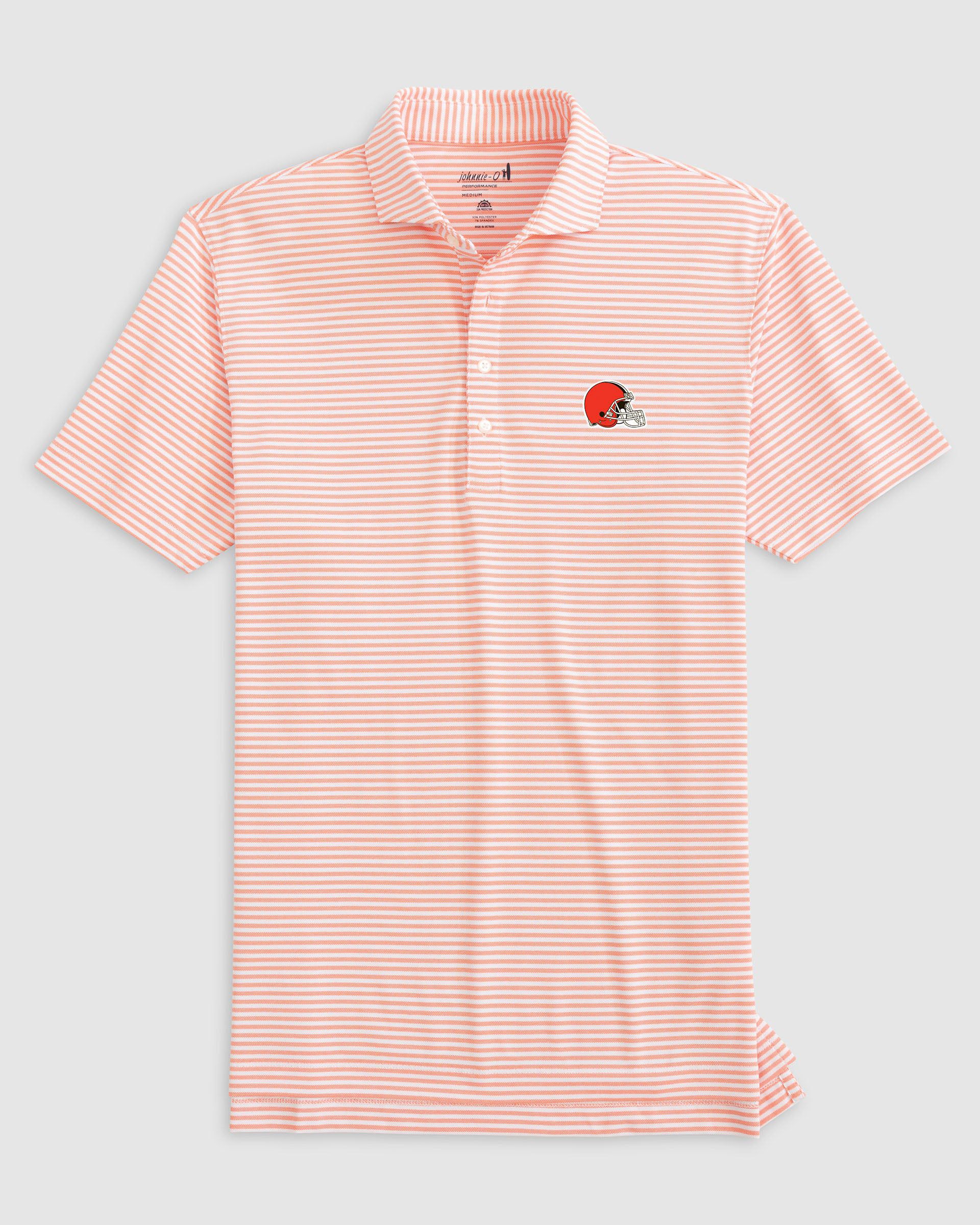 Cleveland Browns Stetsons Performance Mesh Polo