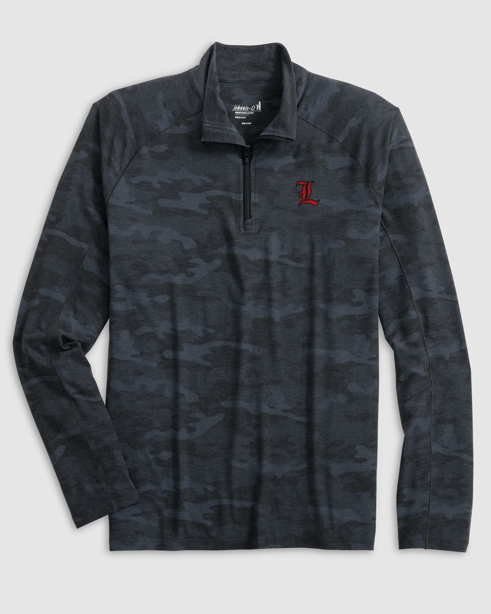 Louisville Patton Performance Camo 1/4 Zip - L Logo