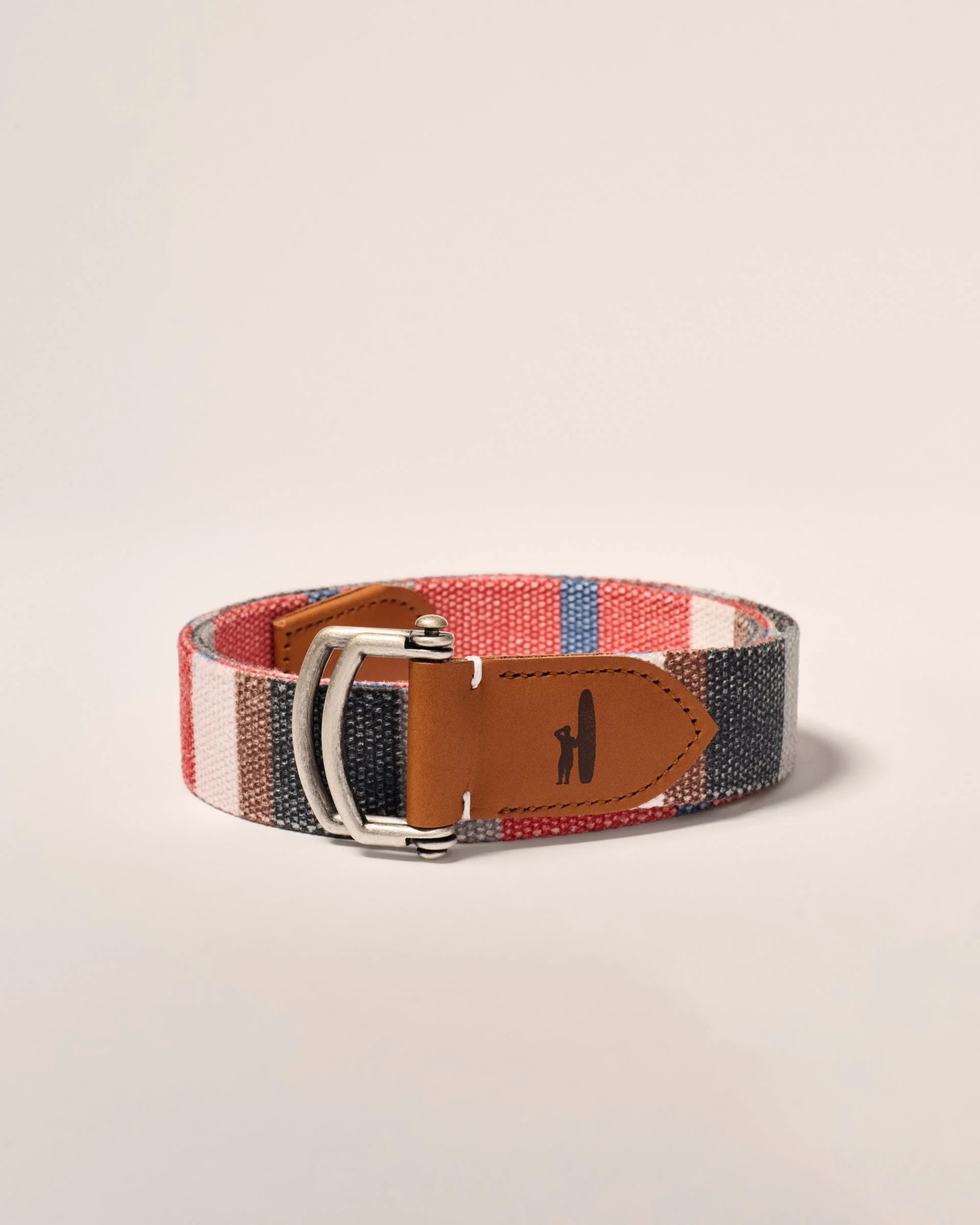 Bowen D-Ring Canvas Striped Belt