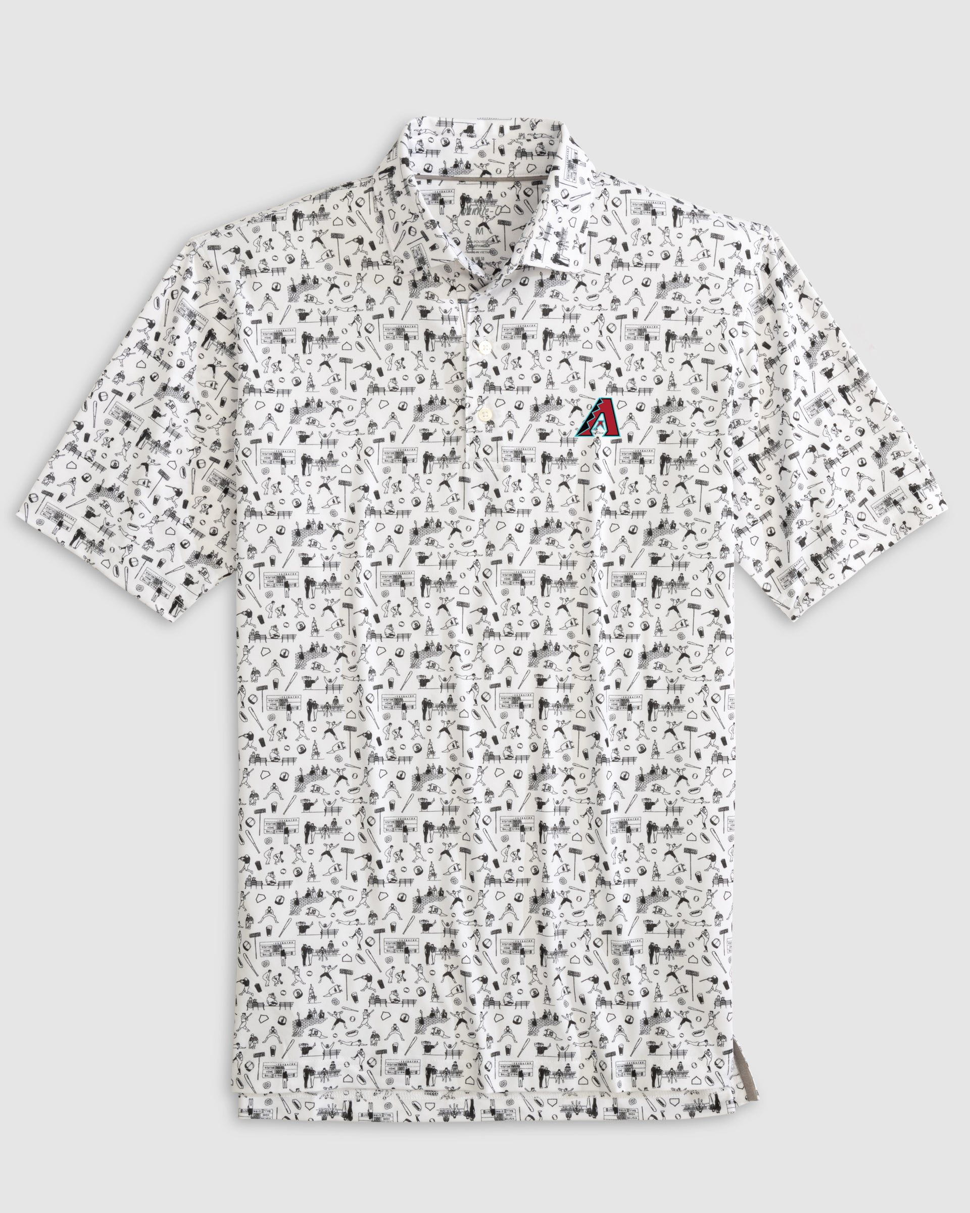Arizona Diamondbacks Ballpark Printed Jersey Performance Polo