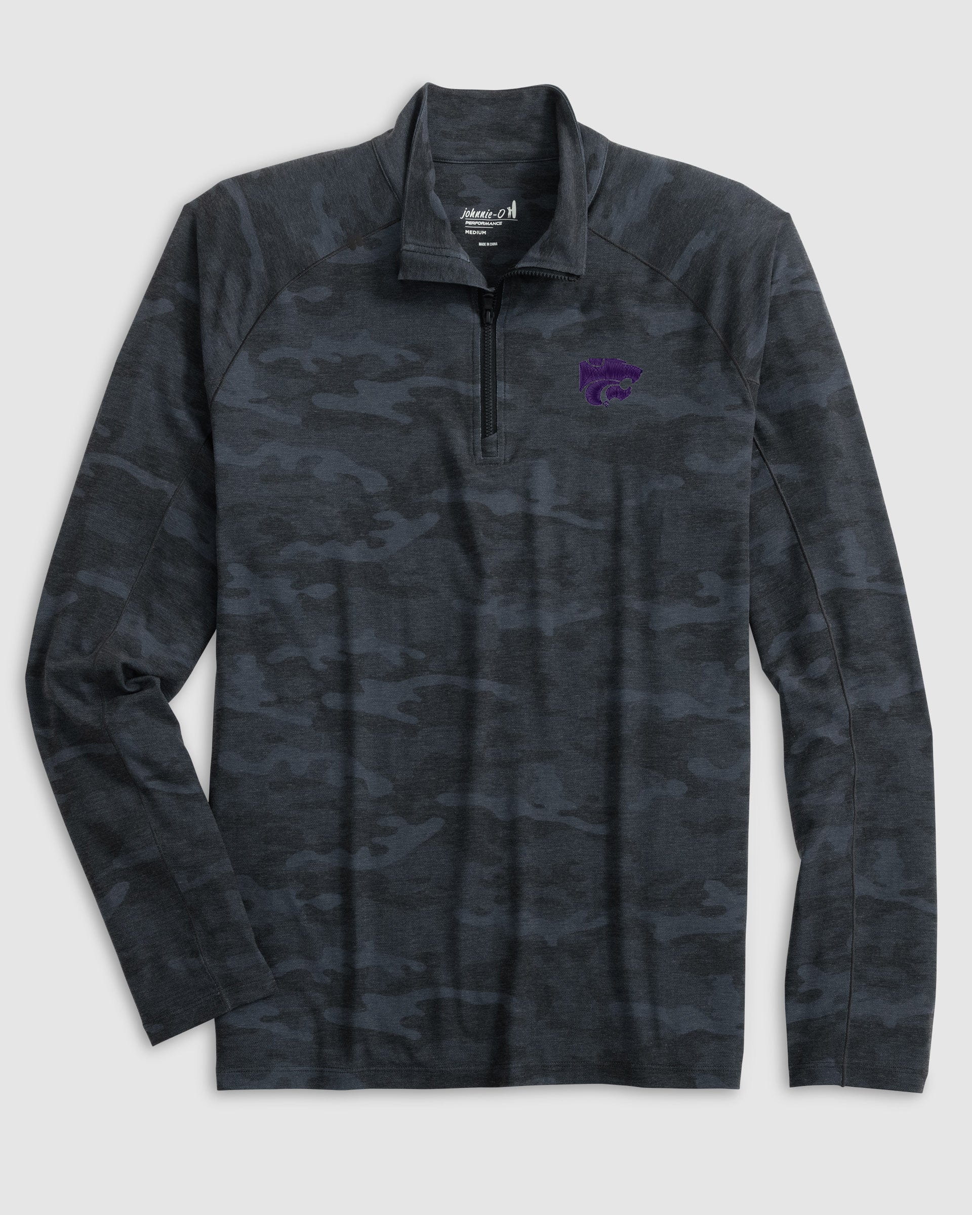 Kansas State Patton Performance Camo 1/4 Zip
