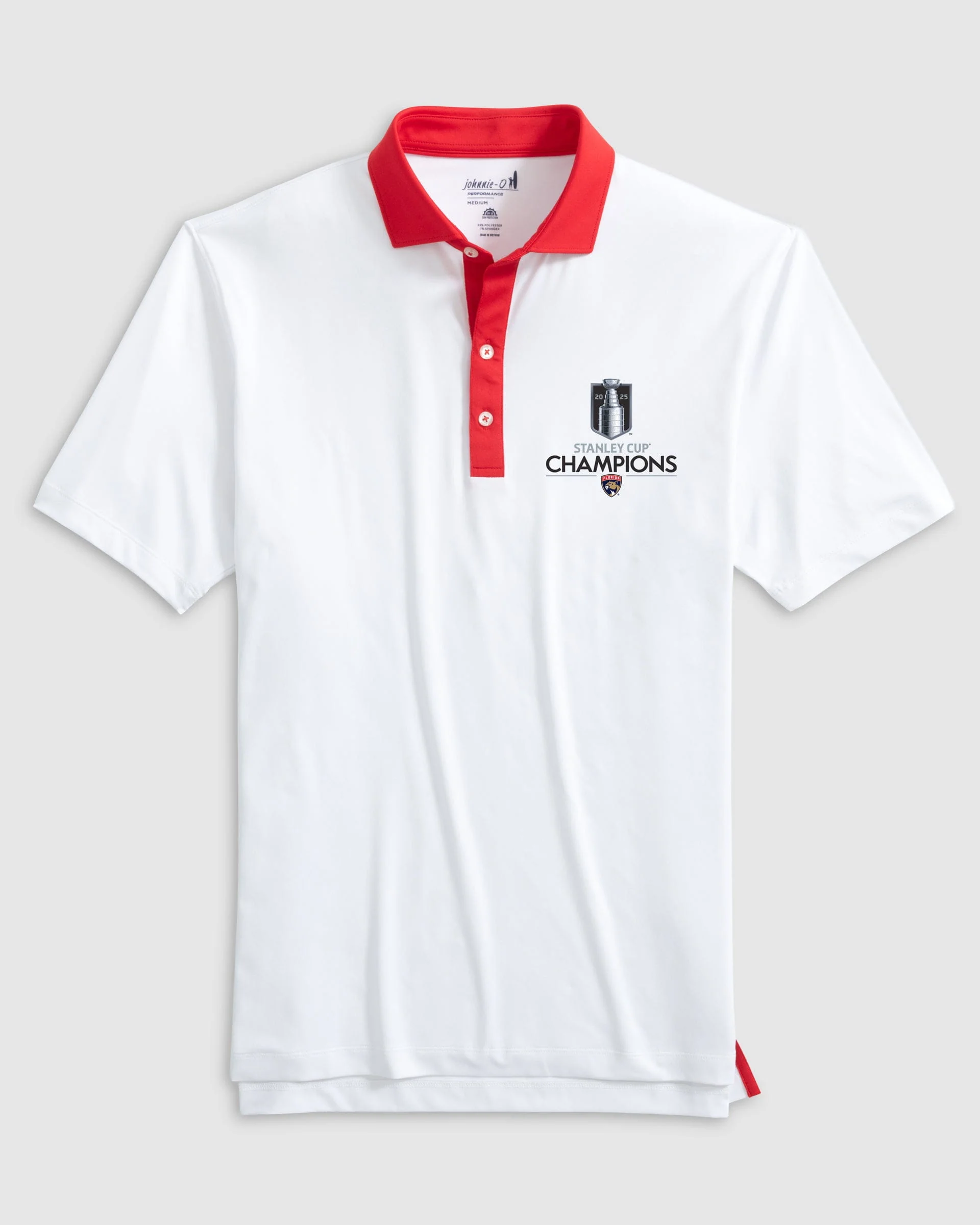 Florida Panthers Ramos Performance Jersey Polo - 2025 Stanley Cup Champions Logo