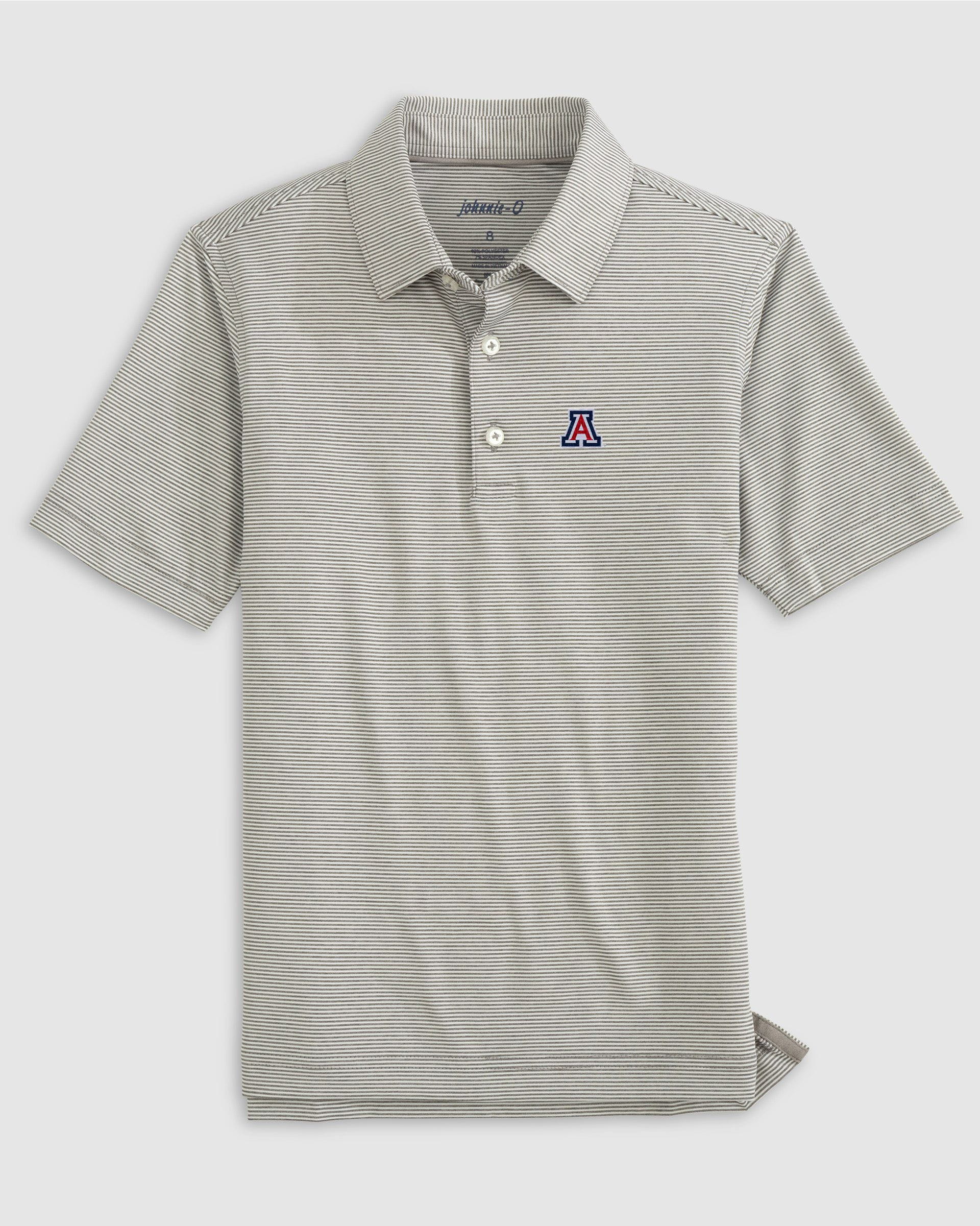 Arizona Lyndonn Jr. Striped Jersey Performance Polo