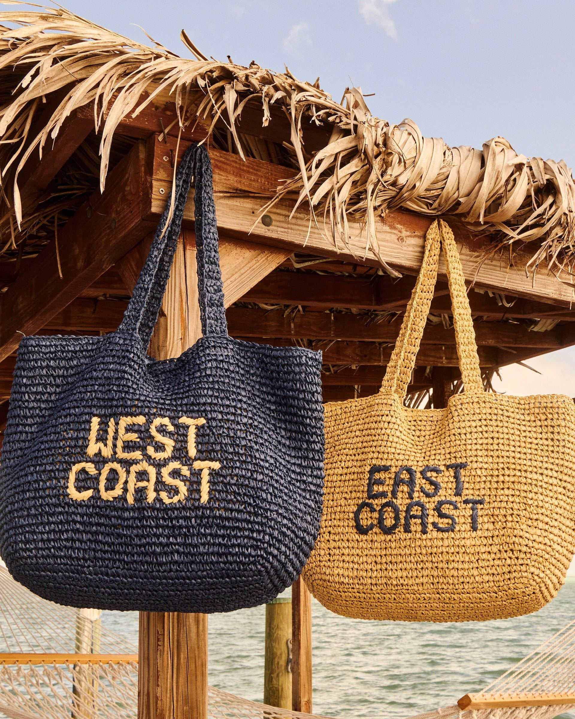Coastal Woven Tote Bag