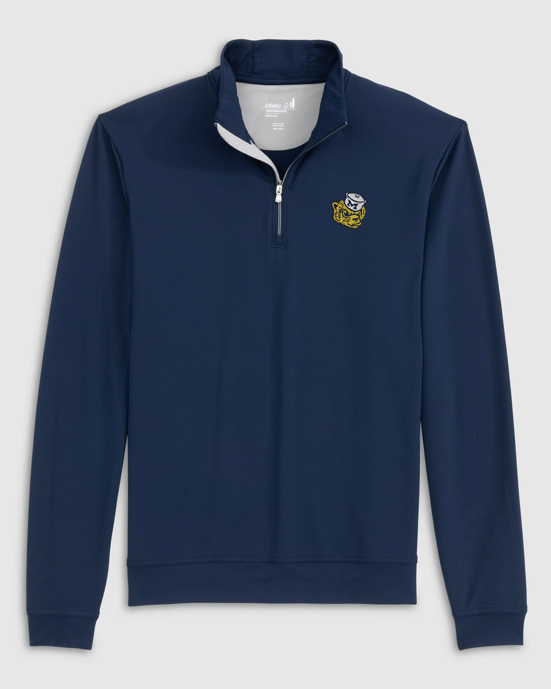 Michigan Motion Performance 1/4 Zip - Vault Logo