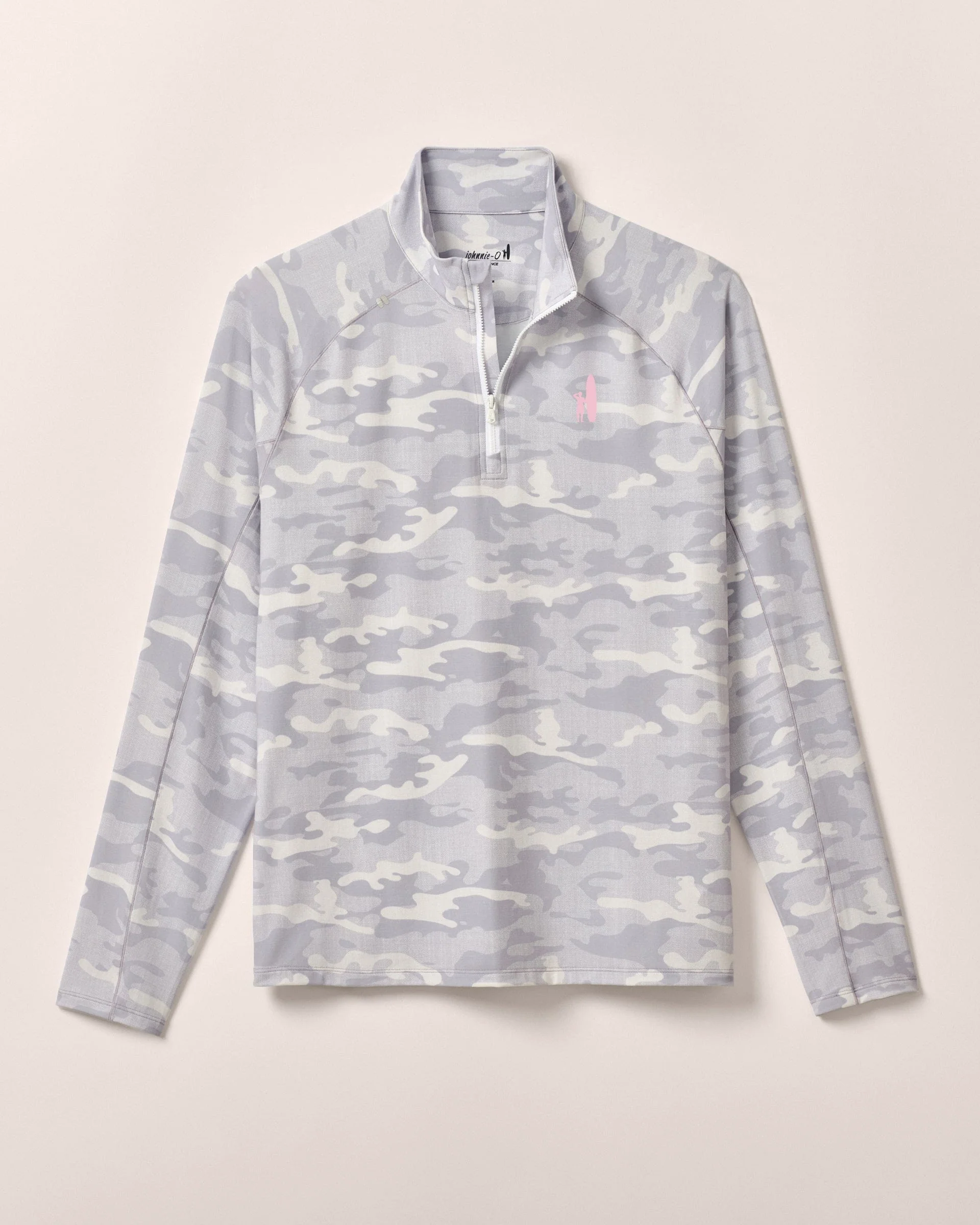 Custom Surfer Logo Patton Performance Camo 1/4 Zip Pullover