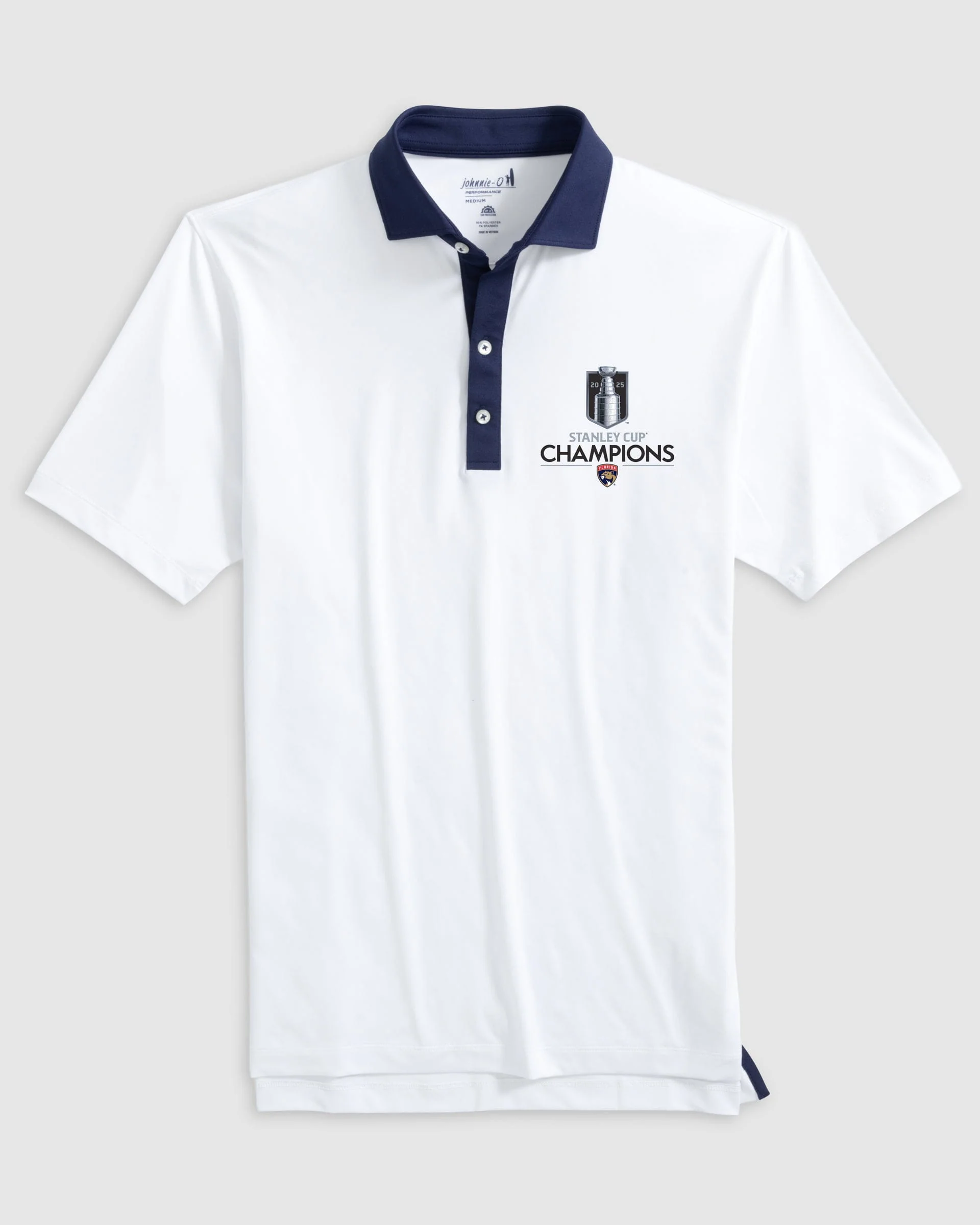 Florida Panthers Ramos Performance Jersey Polo - 2025 Stanley Cup Champions Logo