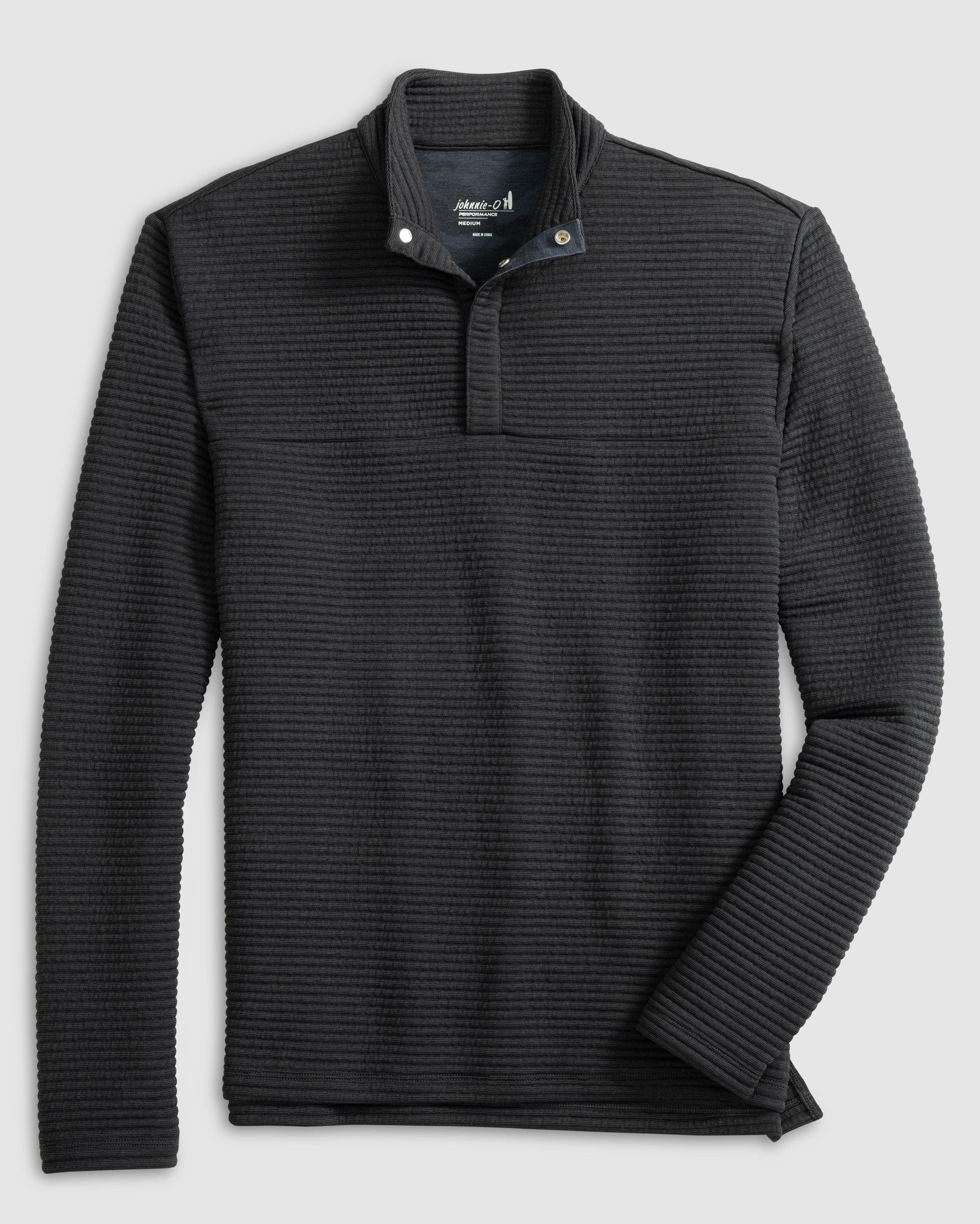 Benjy Heathered Henley Pullover