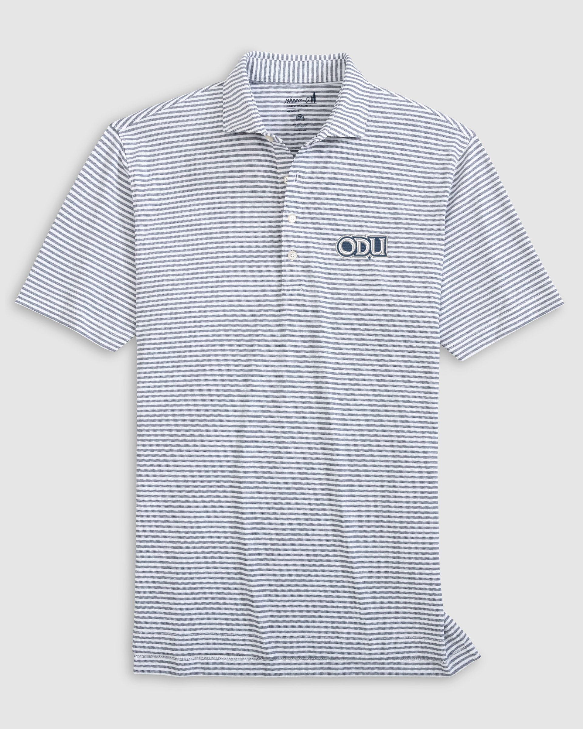 Old Dominion Stetsons Striped Performance Mesh Polo